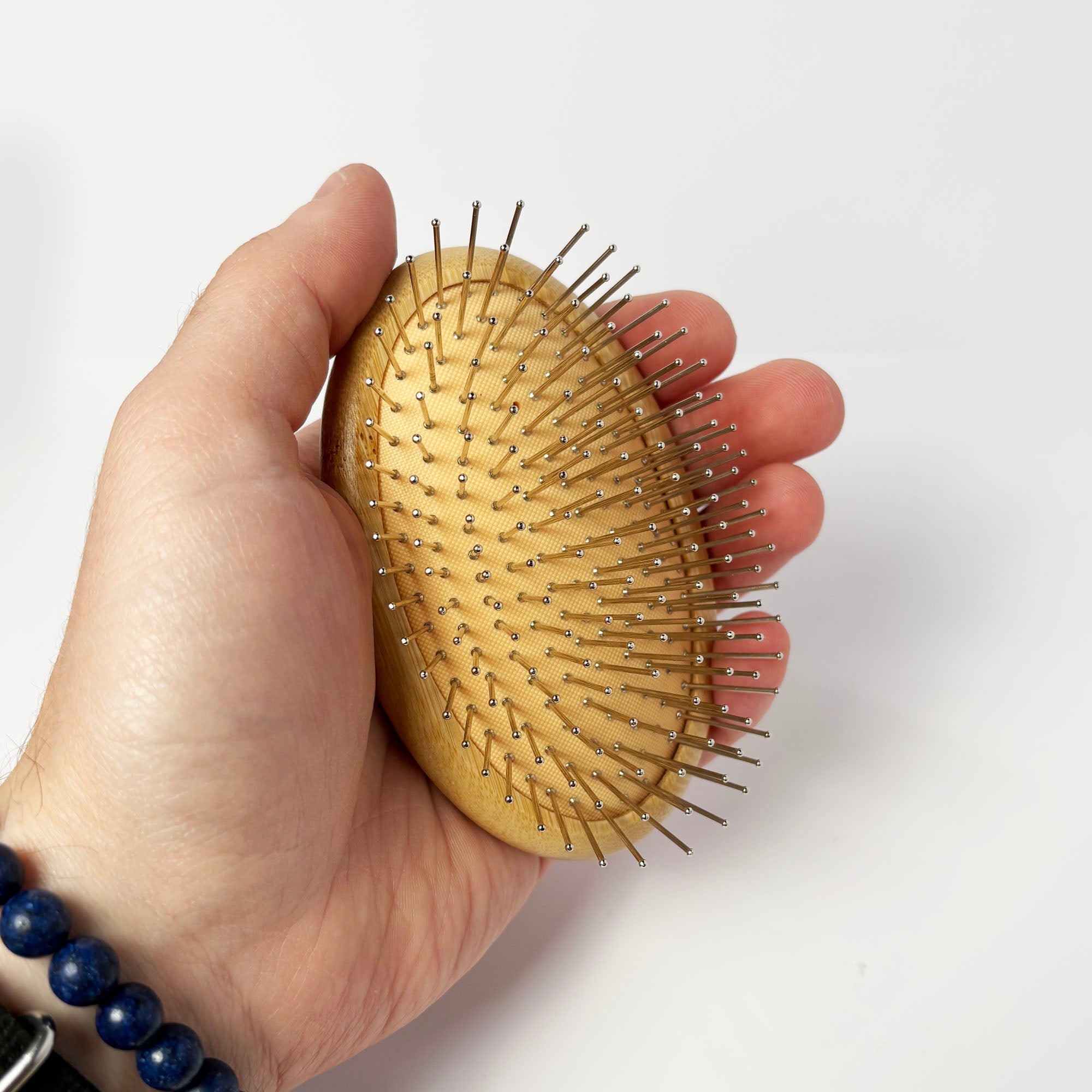 Bamboo Round Hair Brush | Wired Bristles - Bamboo Switch