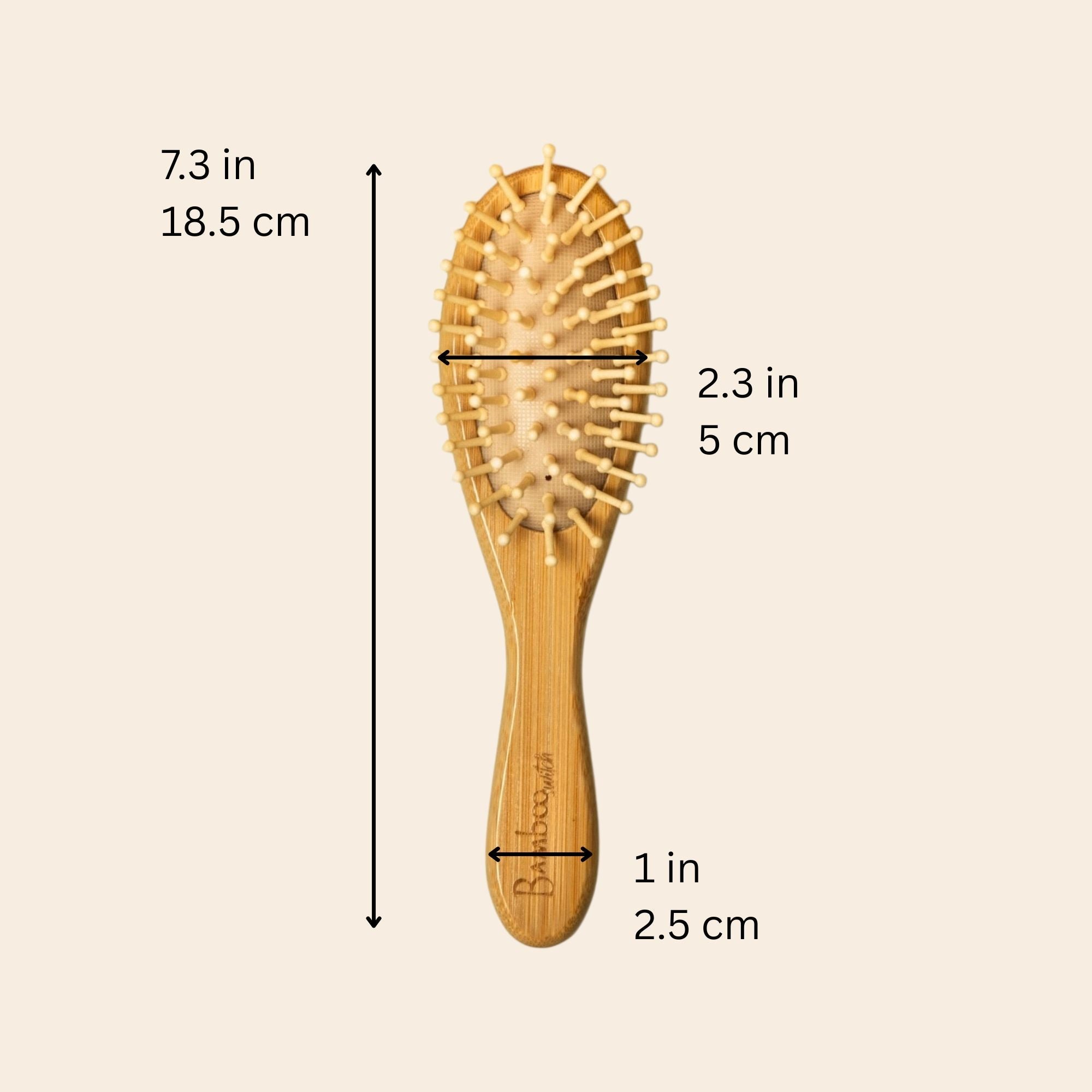 Bamboo Rounded Hair Brush | For Kids - Bamboo Switch