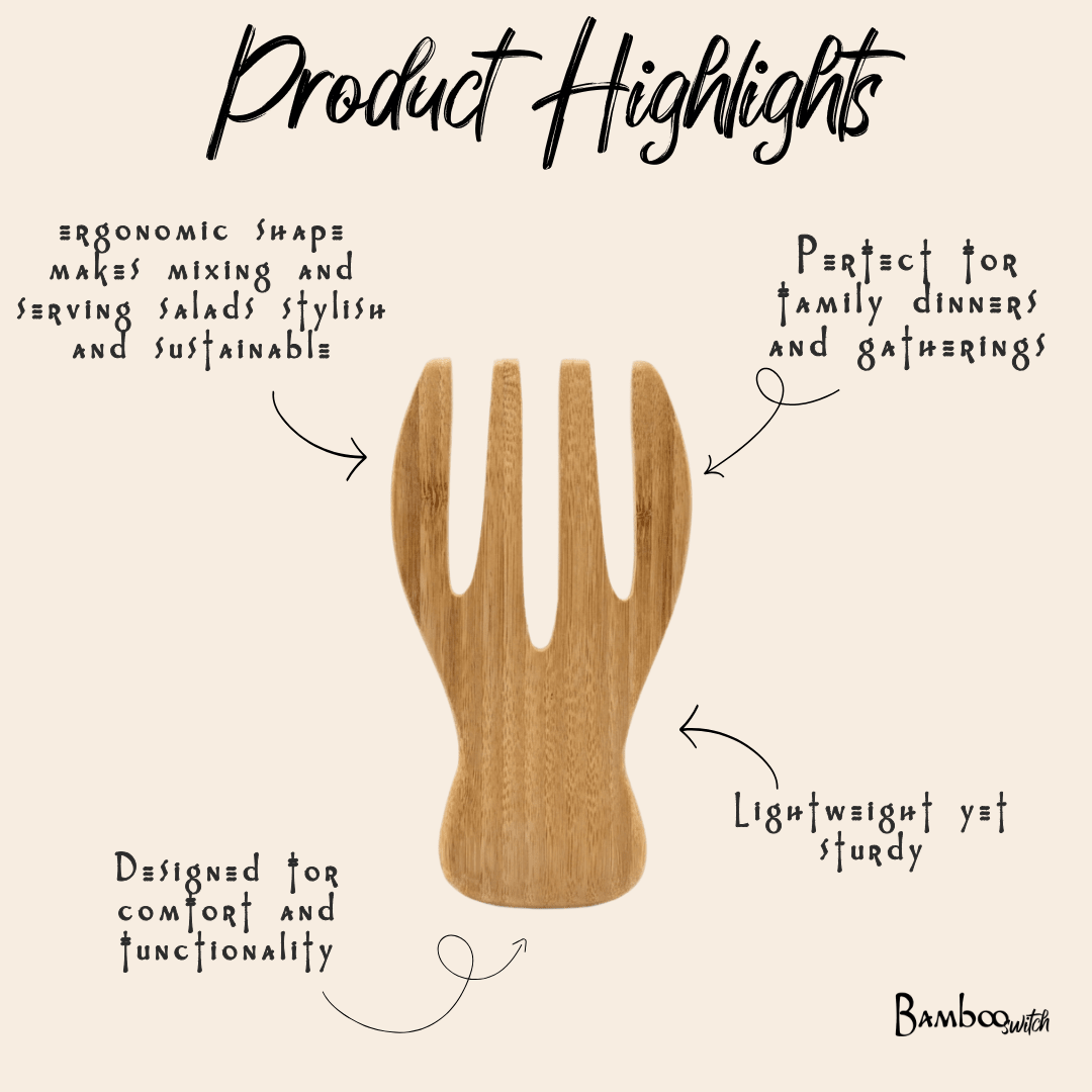 Bamboo Salad Hands | Set of 2 - Bamboo Switch