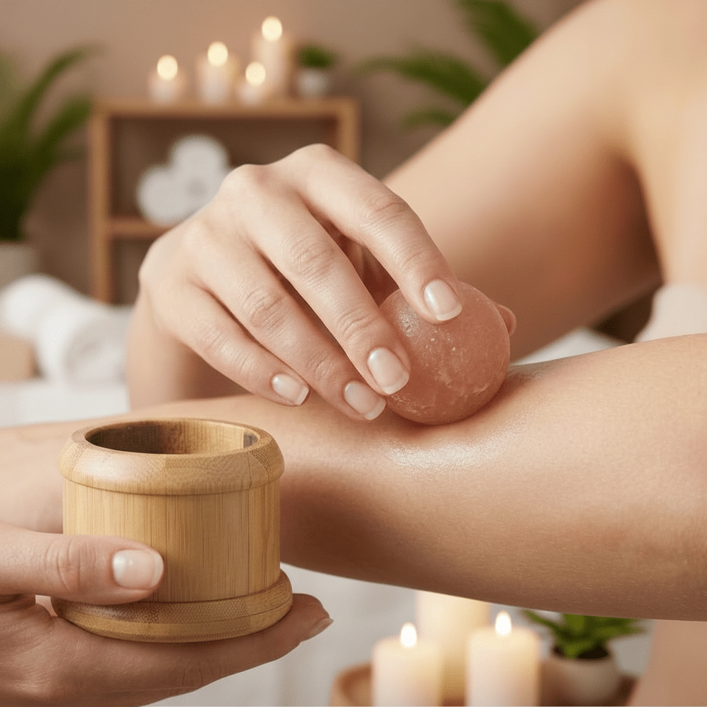 Bamboo Salt Massage Rollerball - Bamboo Switch