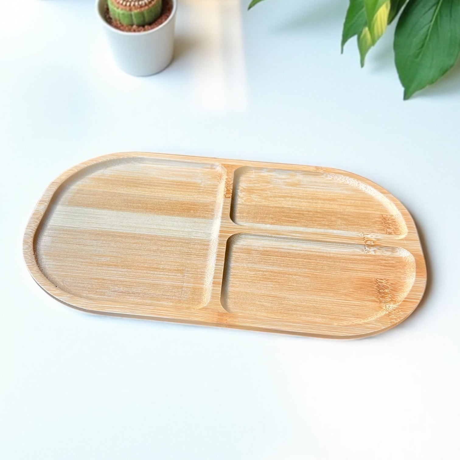 Bamboo Sectioned Plate - Bamboo Switch