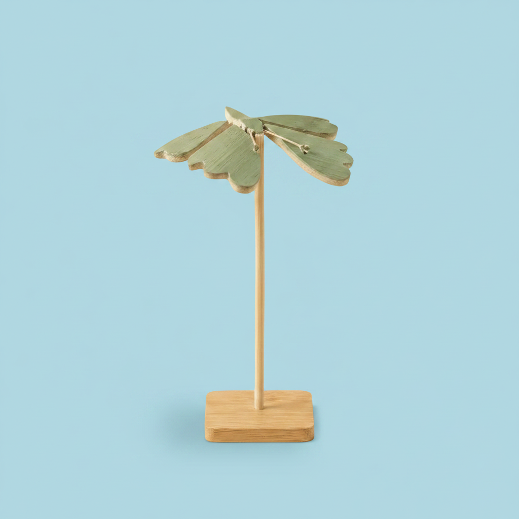 product highlight of a self balancing bamboo butterfly | Bamboo Switch