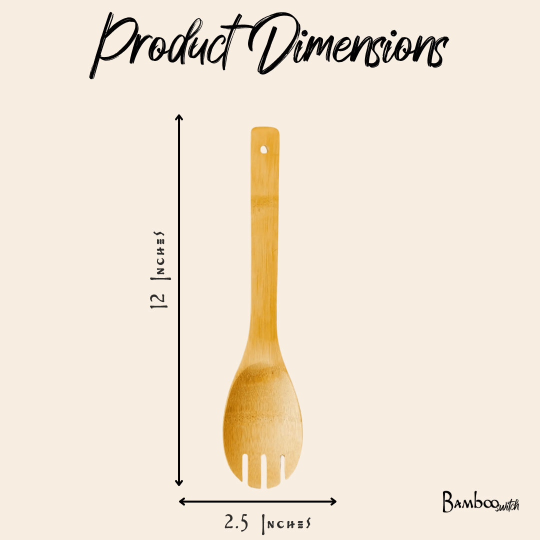 Bamboo Serving Spoon / Spatula - Bamboo Switch