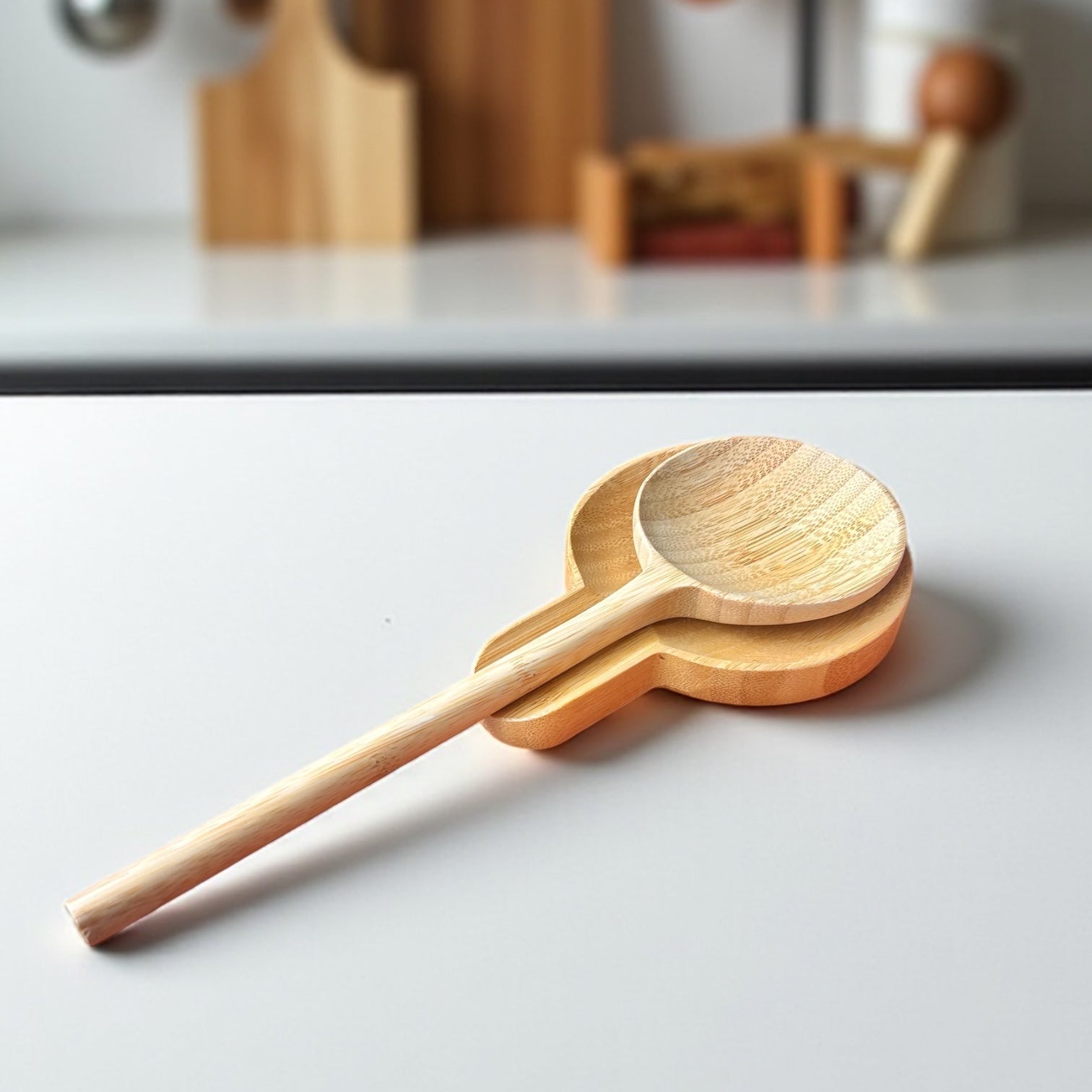 Bamboo Serving Spoon & Spoon Rest Set - Bamboo Switch