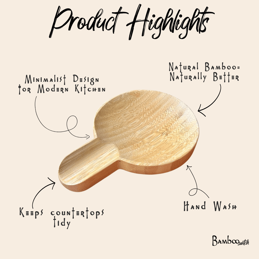 Bamboo Serving Spoon & Spoon Rest Set - Bamboo Switch