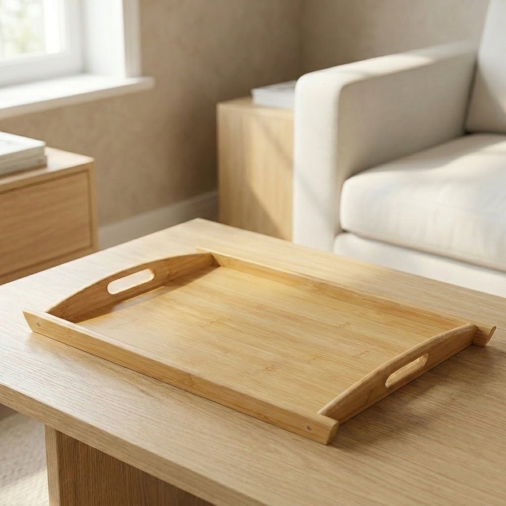 Bamboo Serving Tray with Handles - Bamboo Switch