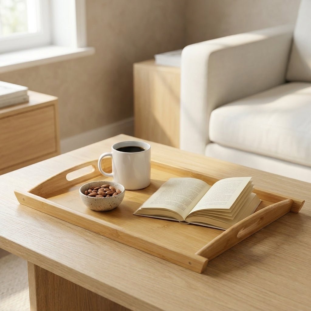 Bamboo Serving Tray with Handles - Bamboo Switch