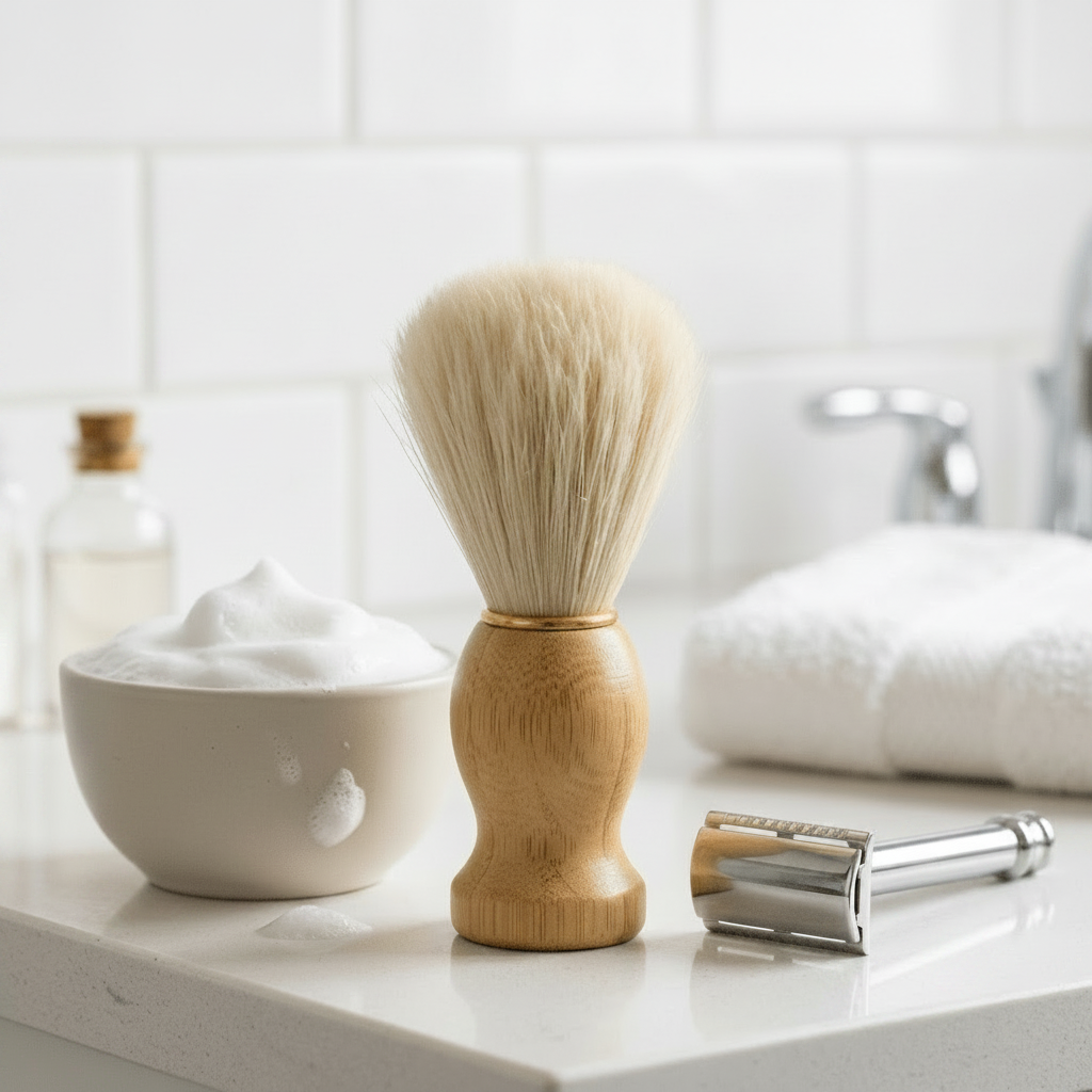 Bamboo Shave Brush - Bamboo Switch