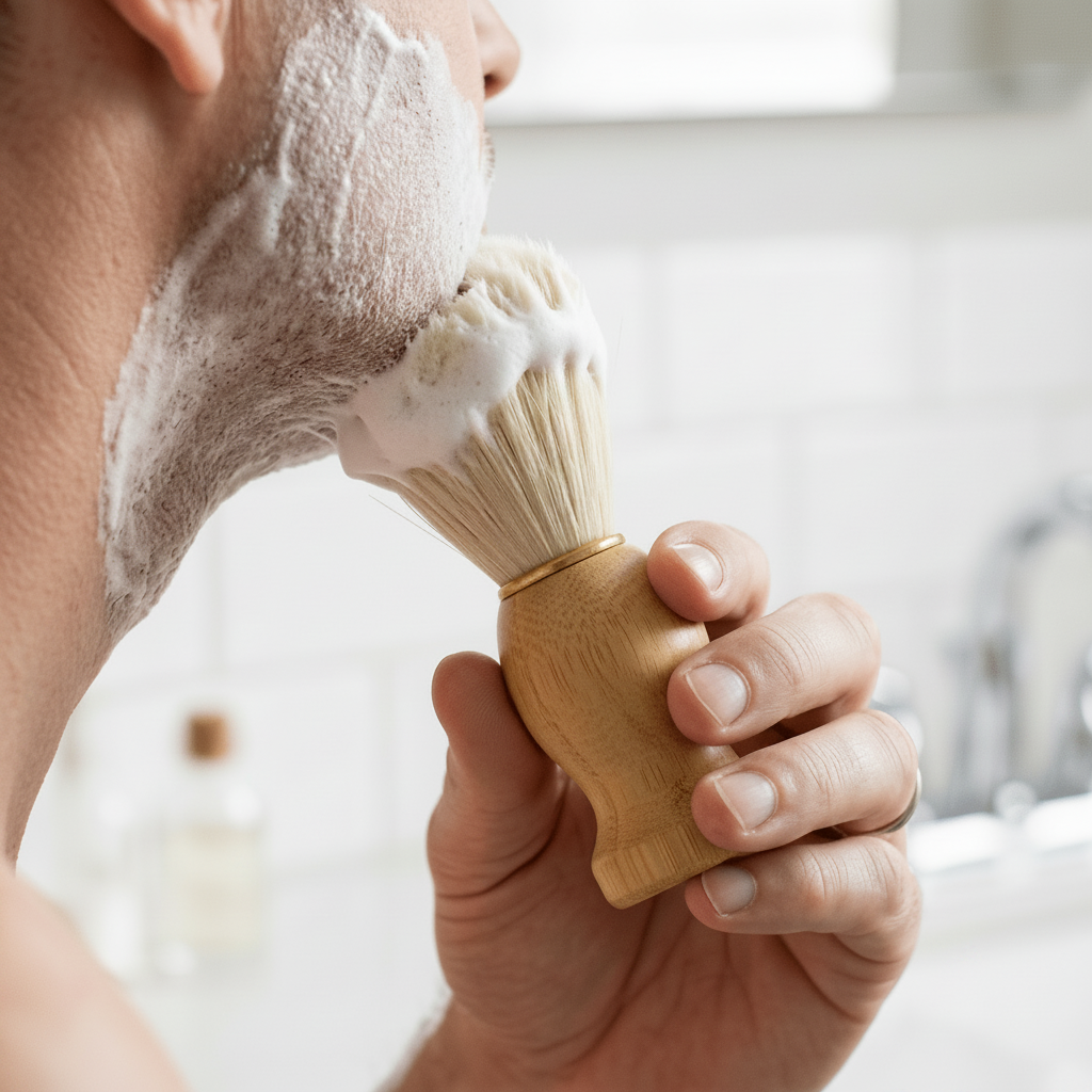 Bamboo Shave Brush - Bamboo Switch
