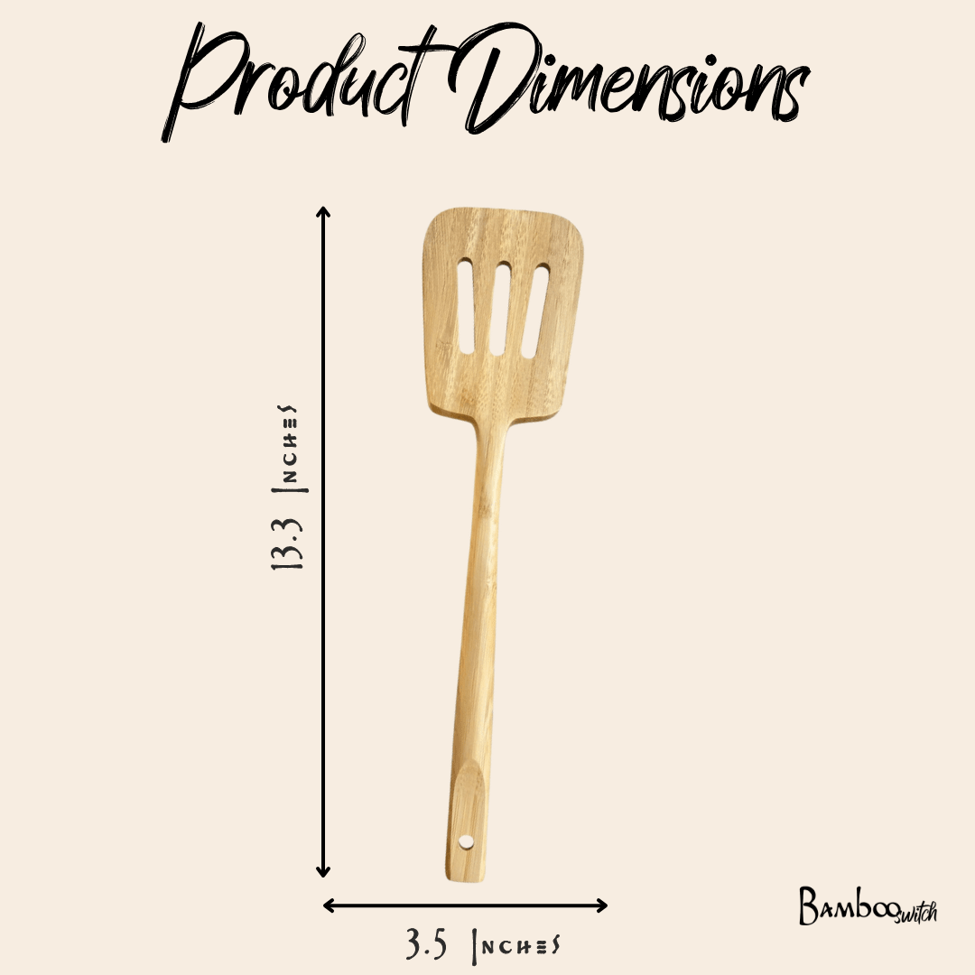 Bamboo Slotted Spatula - Bamboo Switch
