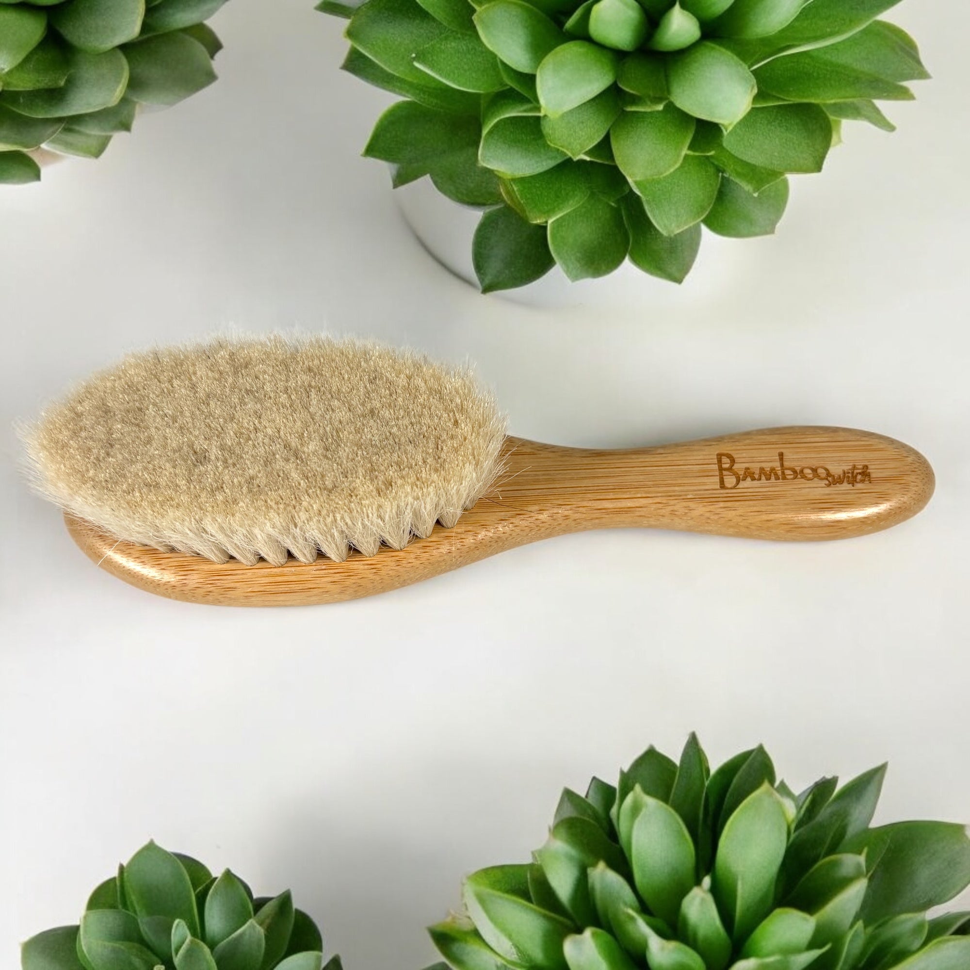 Bamboo Soft Hair Brush | For Babies - Bamboo Switch