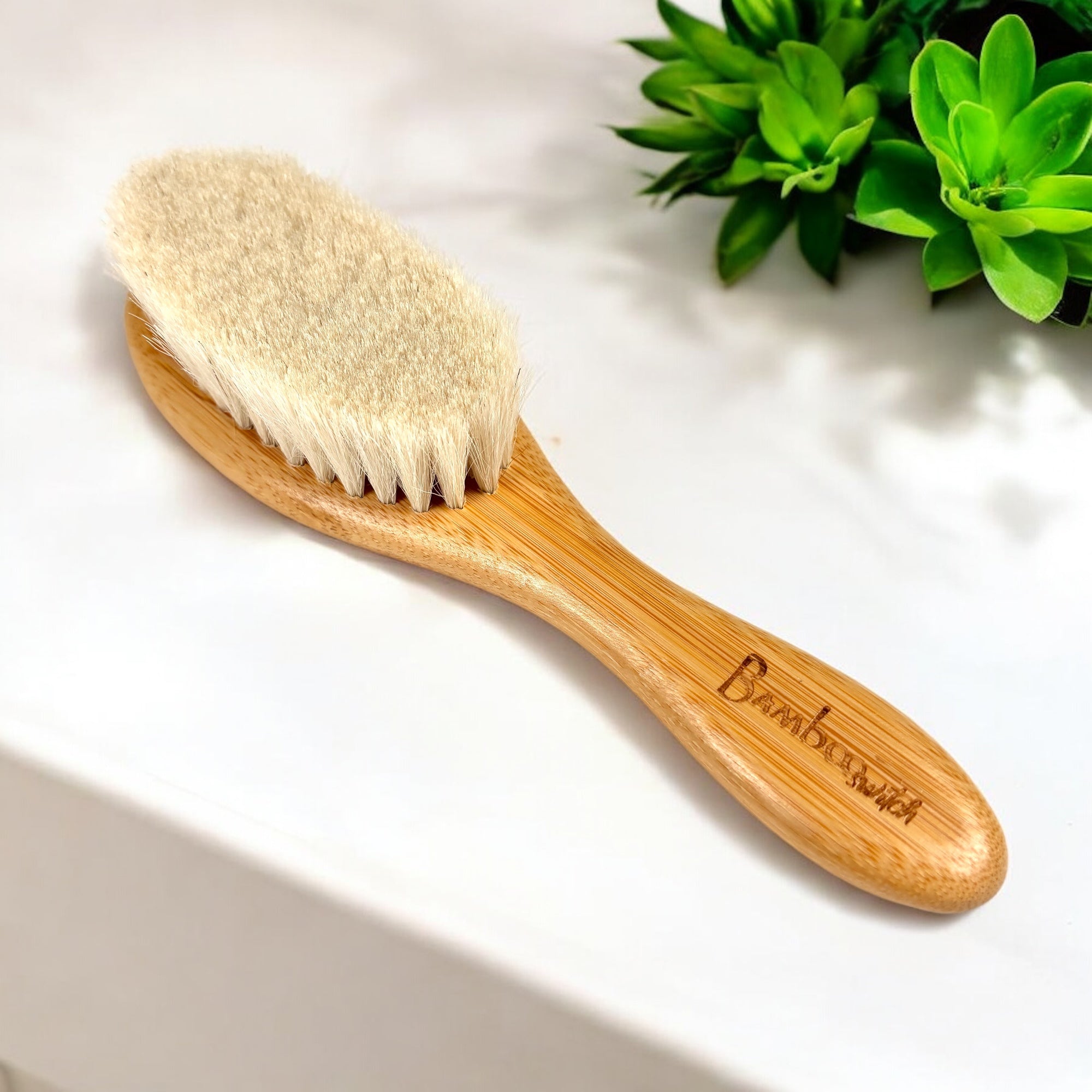 Bamboo Soft Hair Brush For Babies