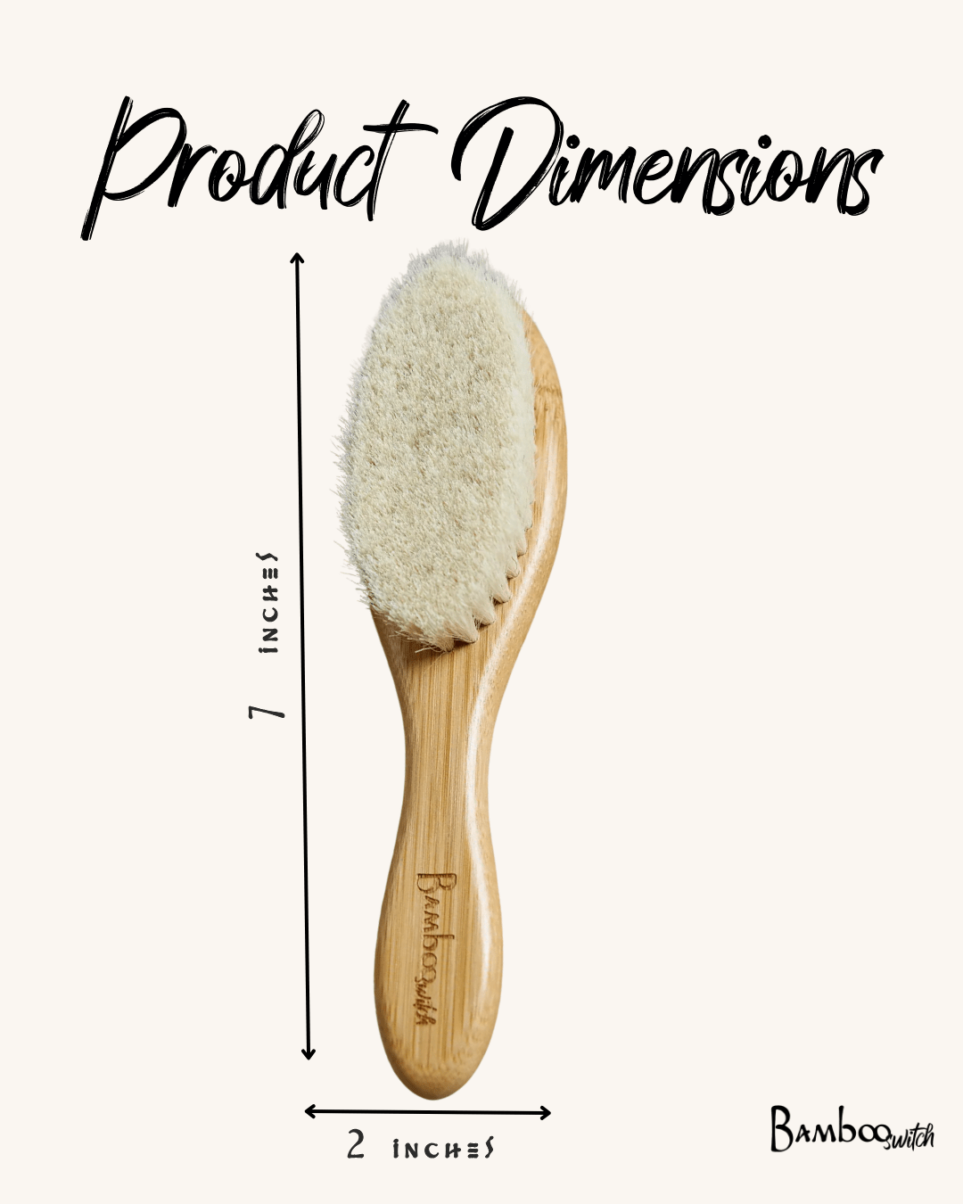 Bamboo Soft Hair Brush | For Babies - Bamboo Switch