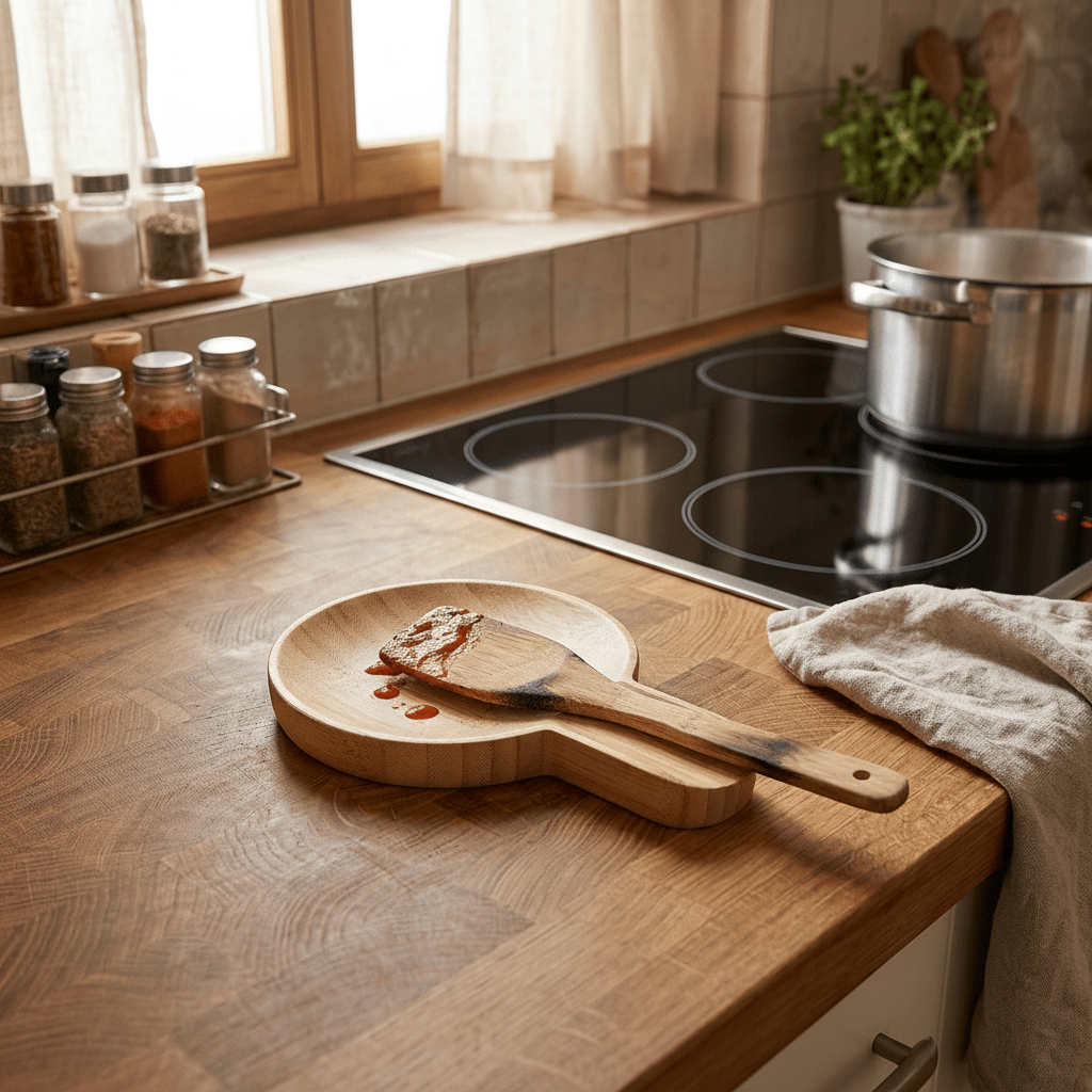 Bamboo Spatula Rest - Bamboo Switch