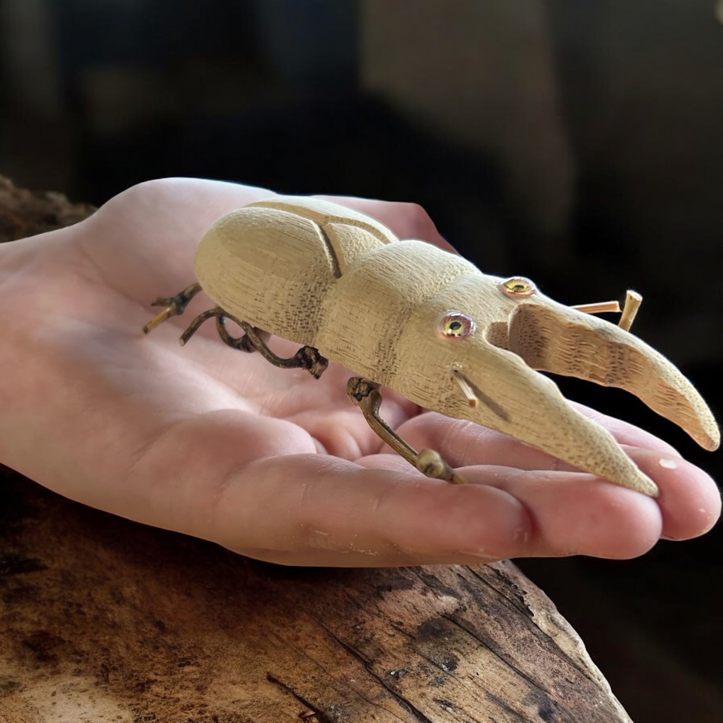 Bamboo Stag Beetle Toy - Bamboo Switch