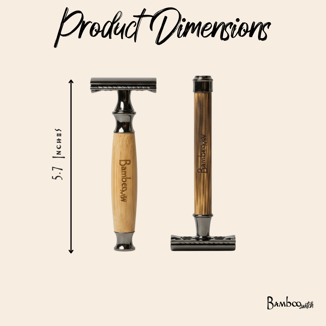 Bamboo Stainless Steel Safety Razor - Bamboo Switch