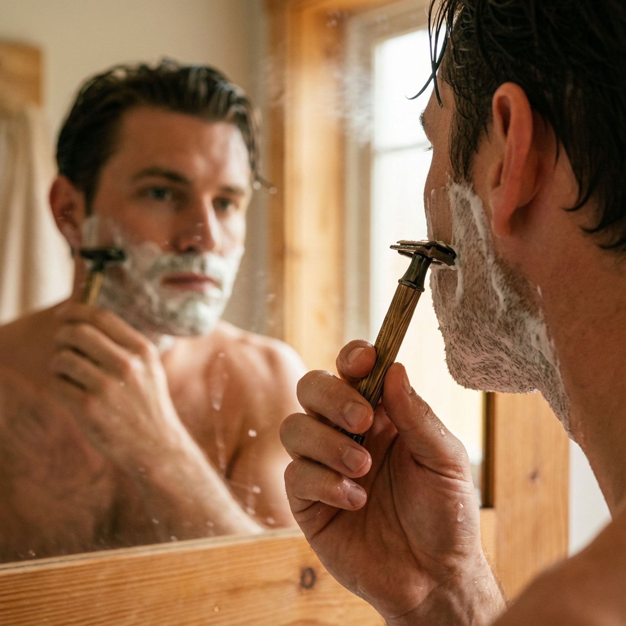 Bamboo Stainless Steel Safety Razor - Bamboo Switch