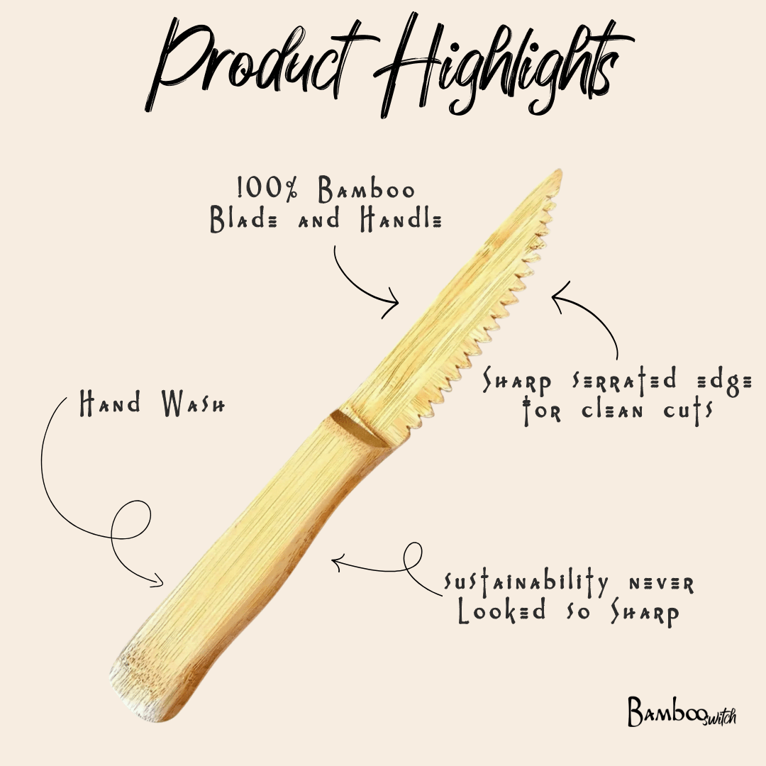 Bamboo Steak Knife - Bamboo Switch