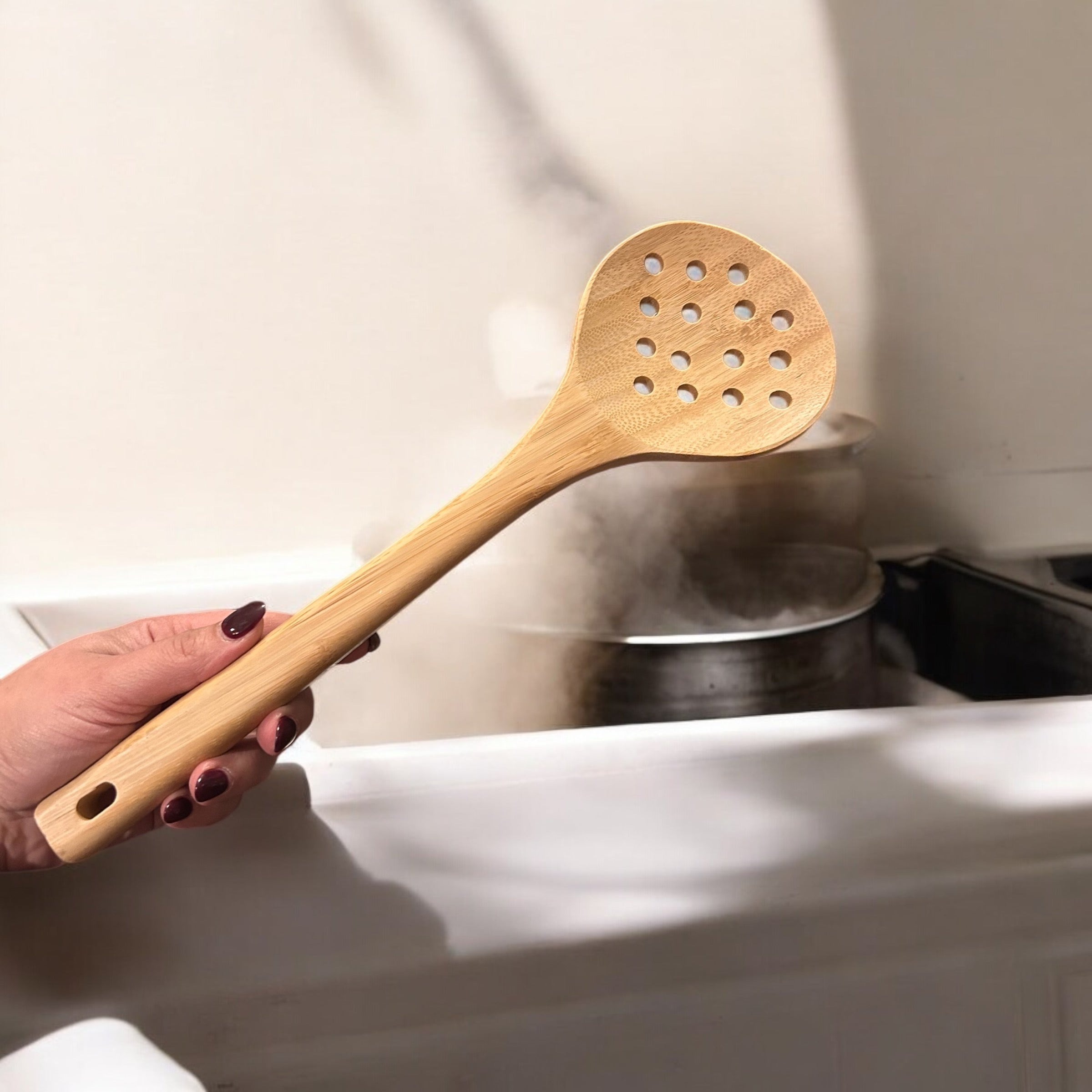 Bamboo Straining Spoon - Bamboo Switch