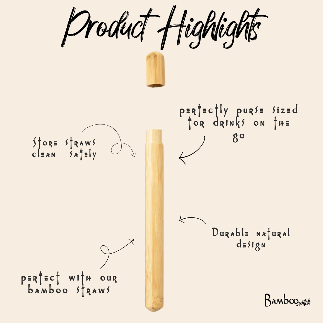 Bamboo Straw in Travel Case - Bamboo Switch