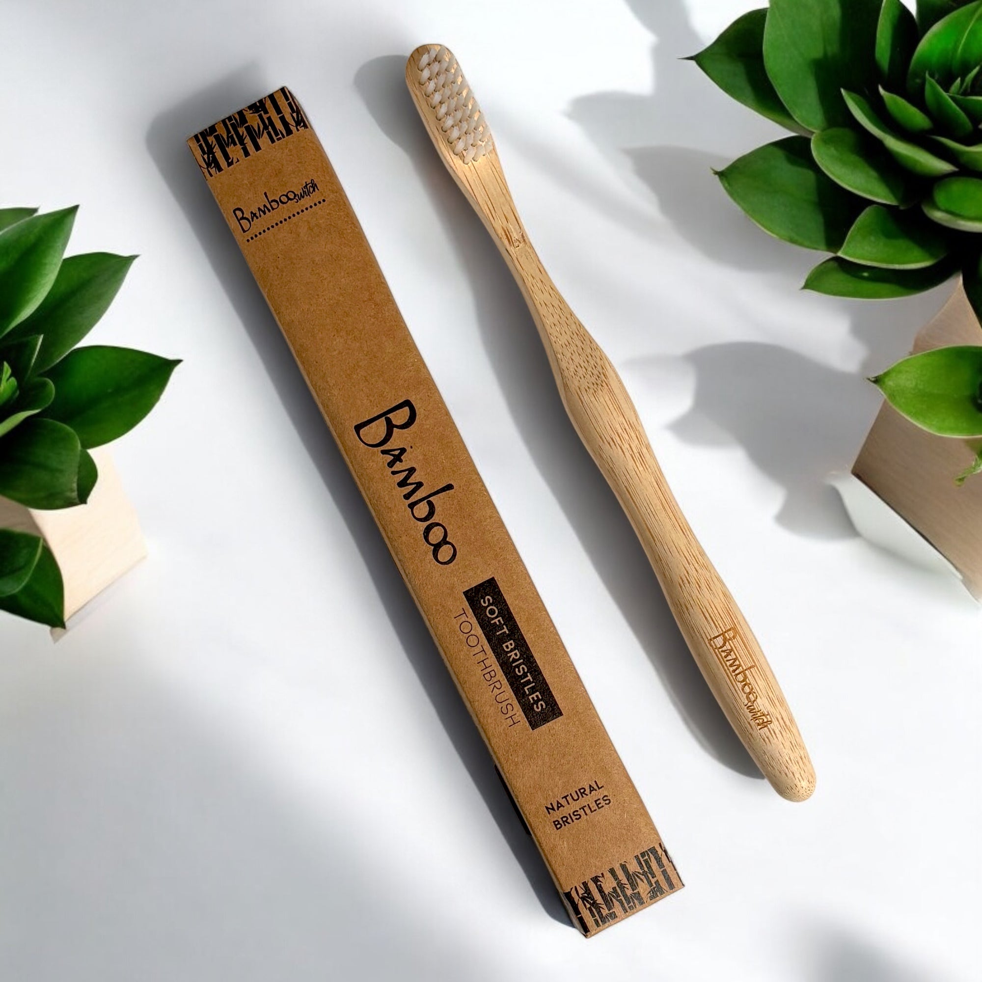 Bamboo Toothbrush | Compostable Bristle - Bamboo Switch