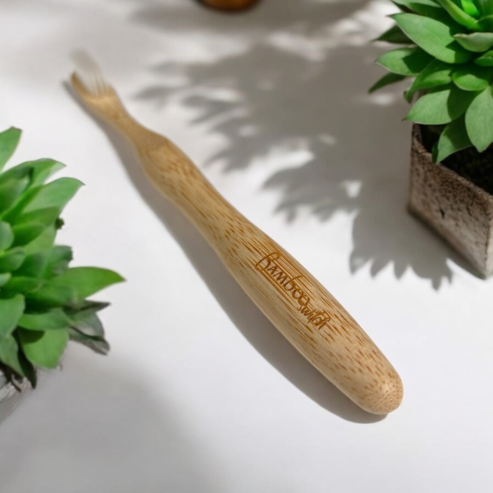 Bamboo Toothbrush | Compostable Bristle - Bamboo Switch
