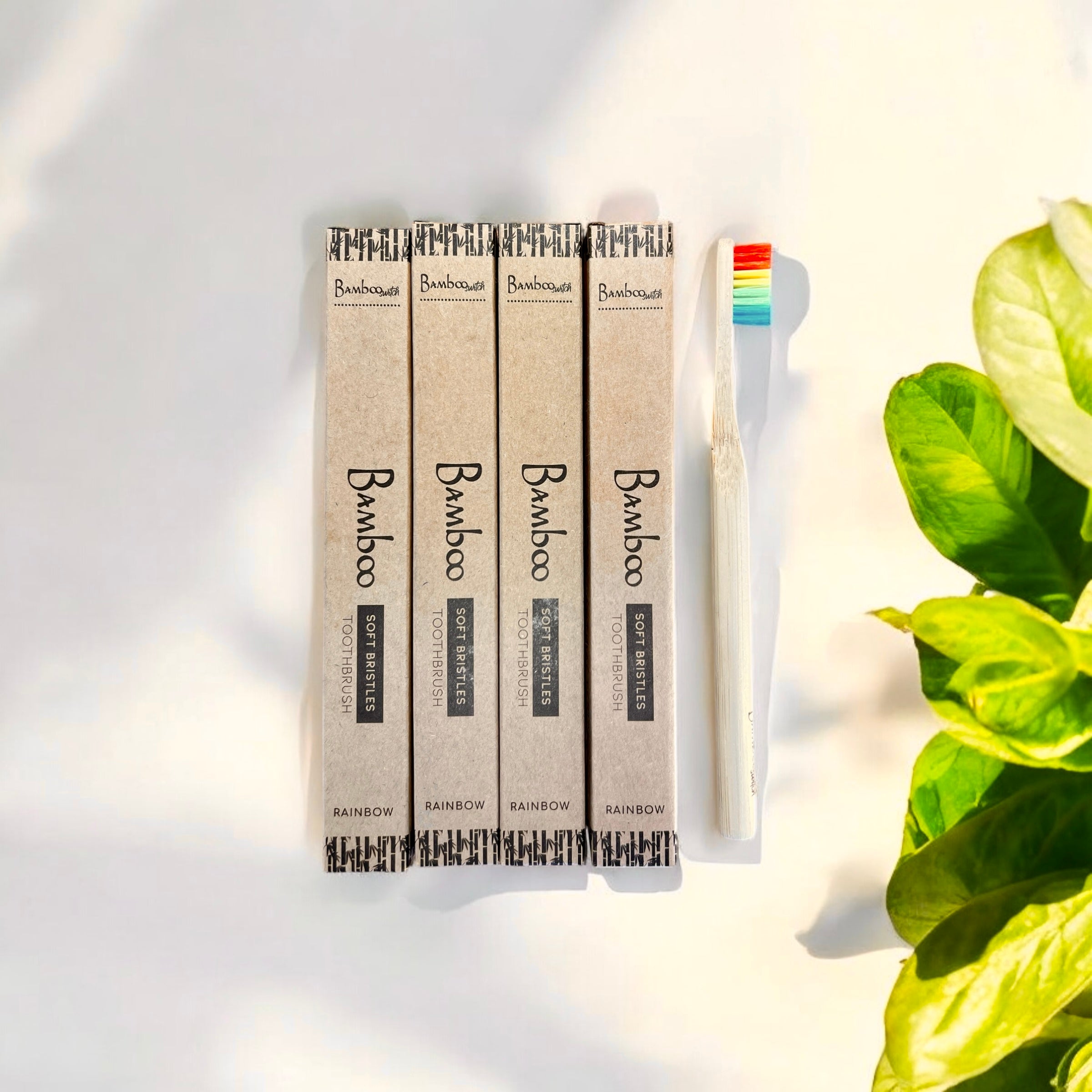 Bamboo Toothbrush | Round Handle - Bamboo Switch