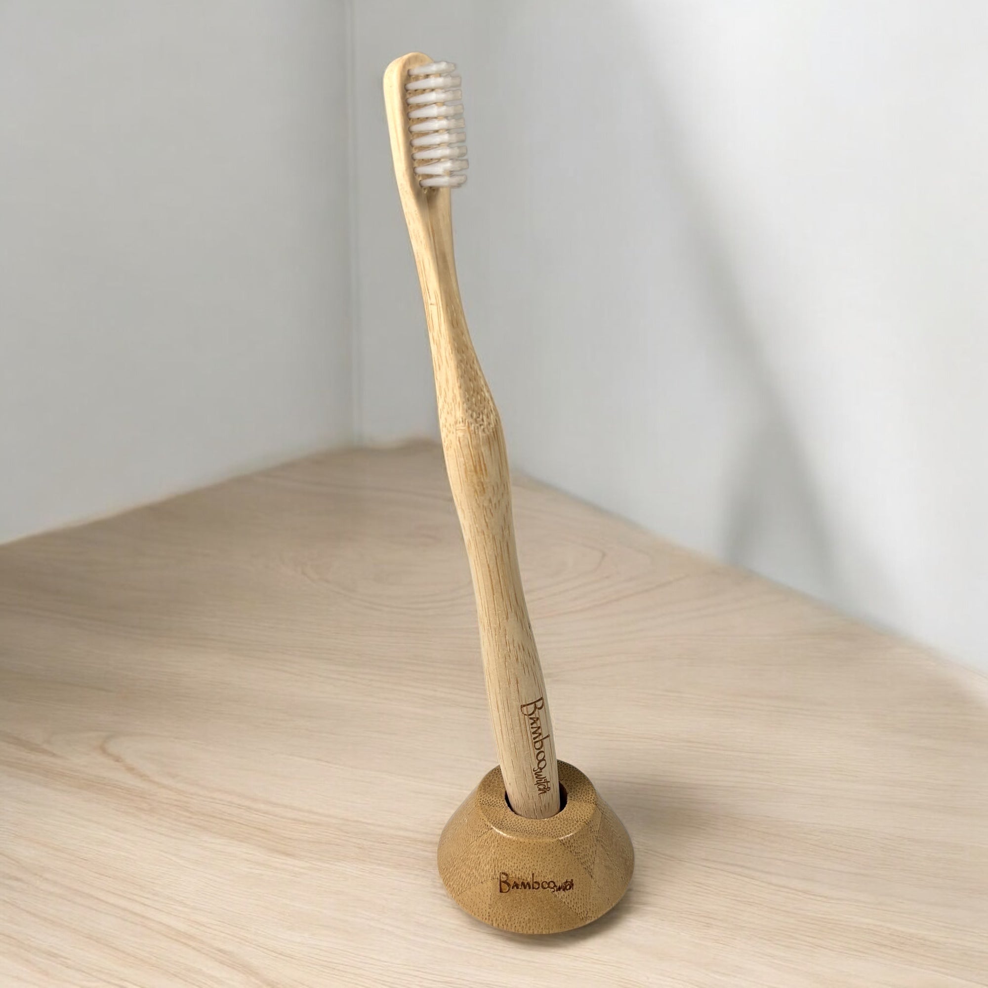Bamboo Toothbrush Stand - Bamboo Switch