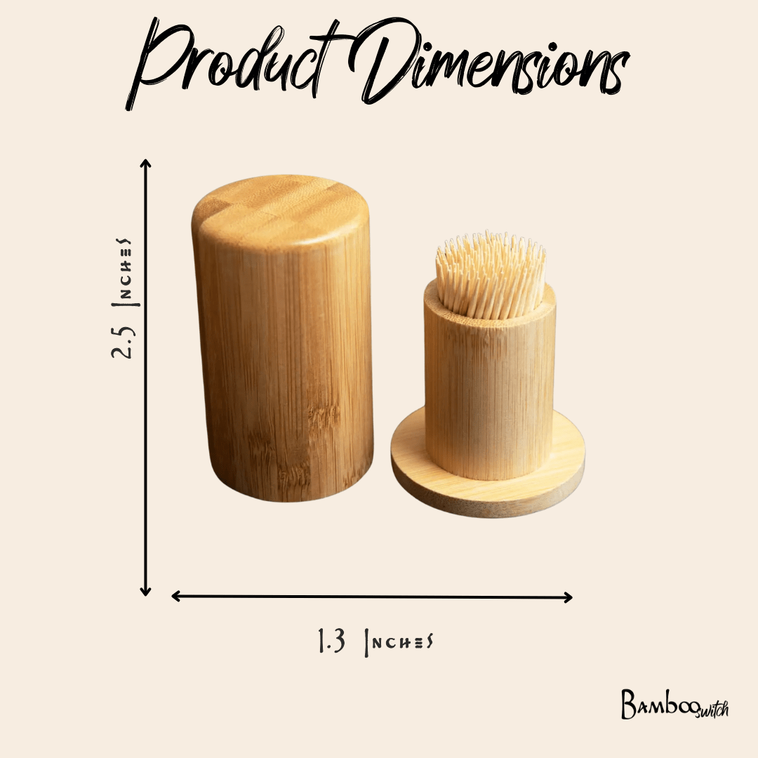 Bamboo Toothpick Holder - Bamboo Switch
