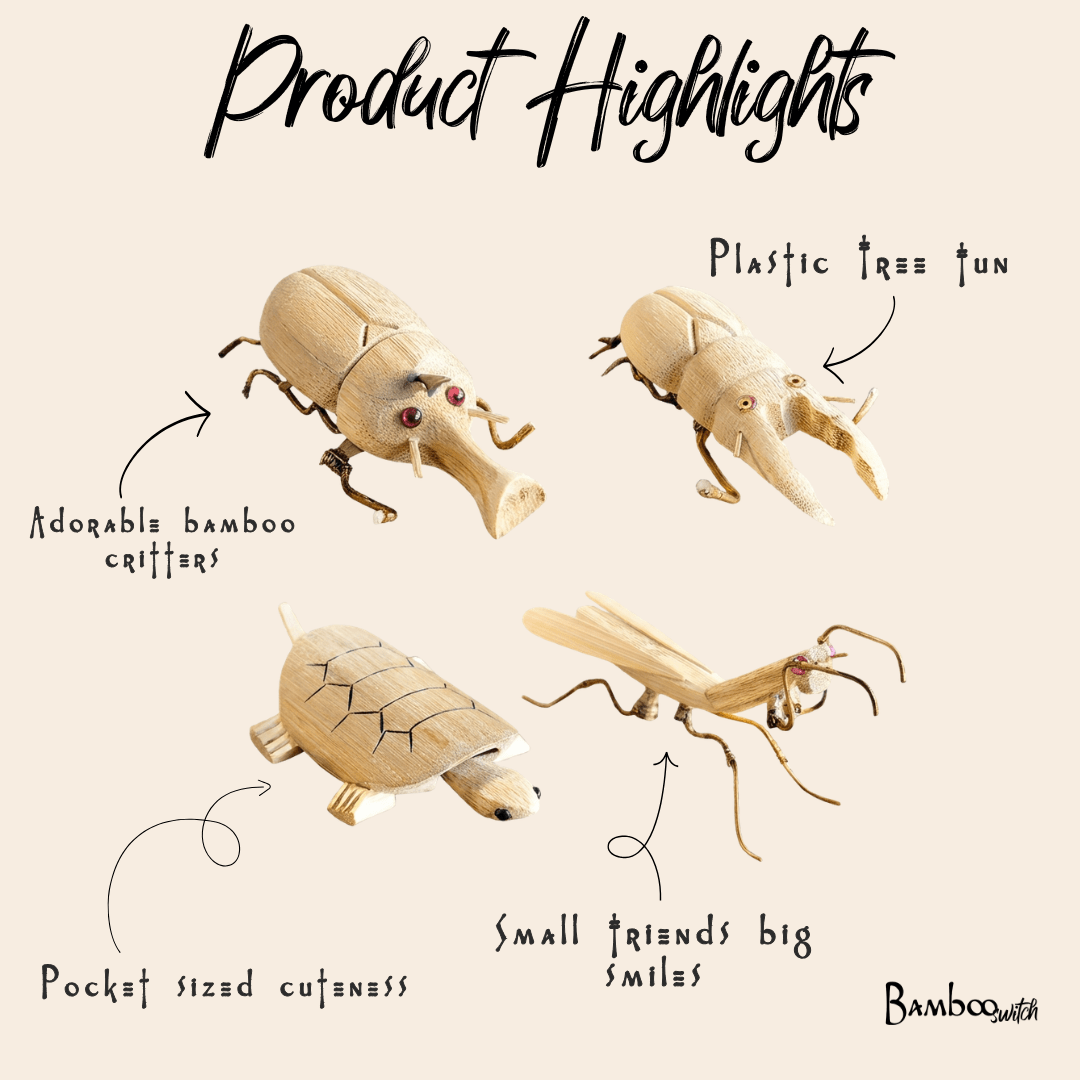 Bamboo Toy | Praying Mantis - Bamboo Switch