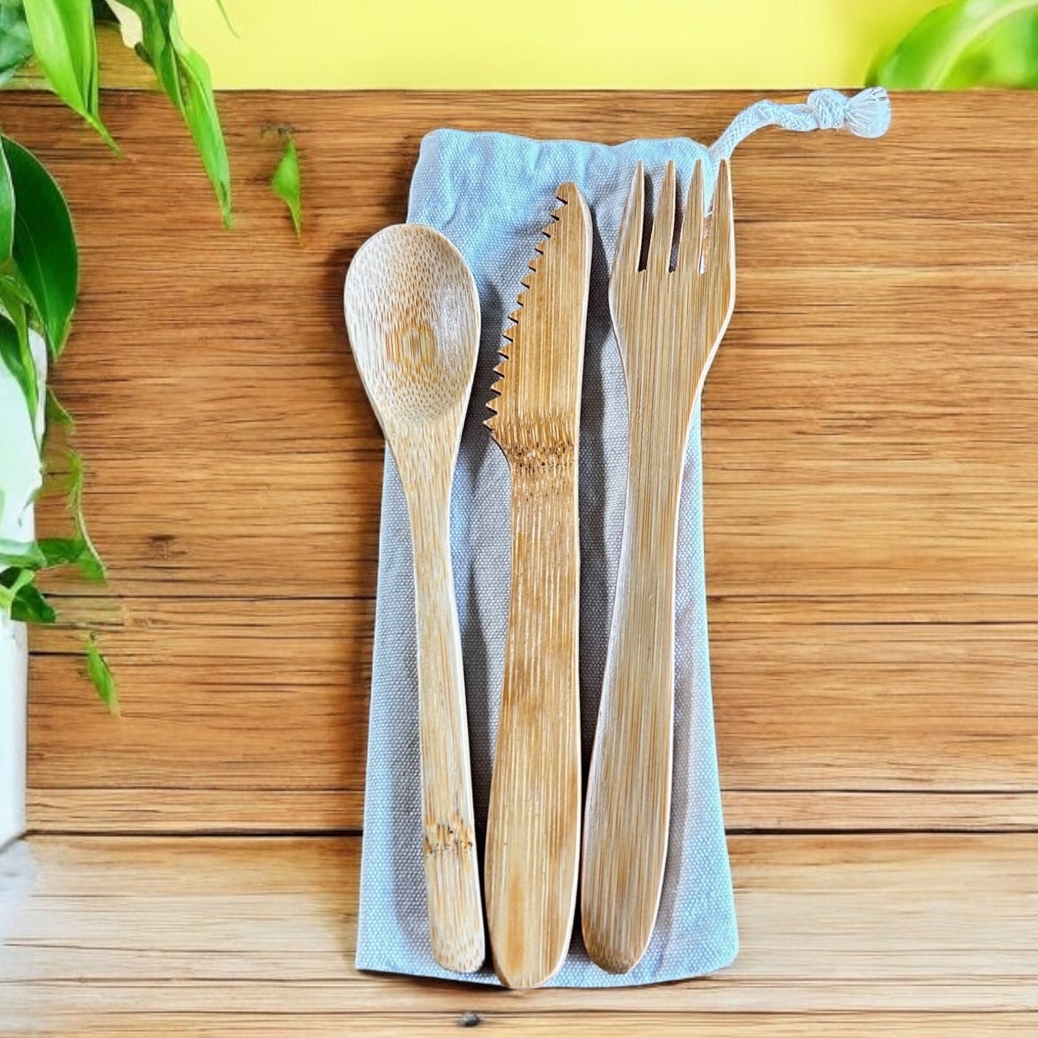 Bamboo Travel Cutlery Set | Kids - Bamboo Switch
