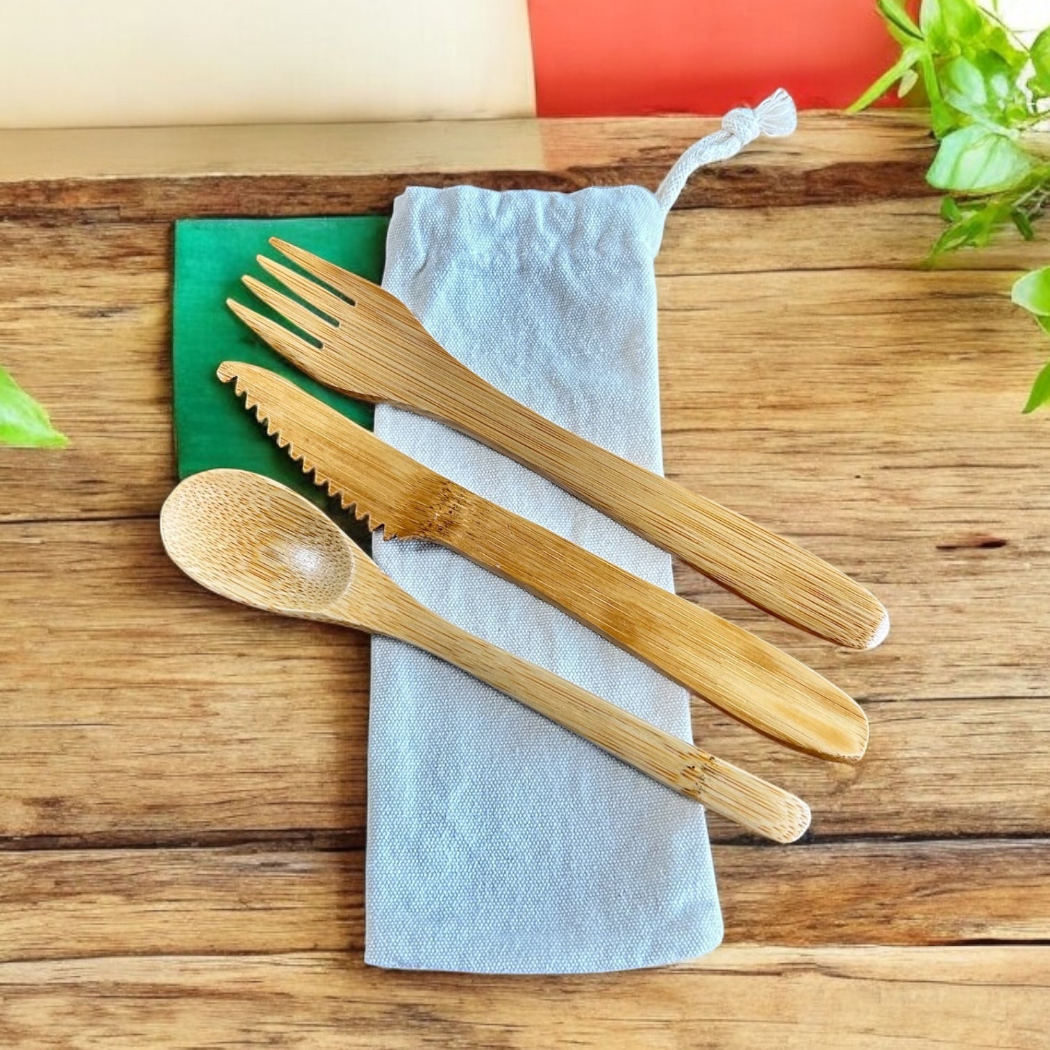 Bamboo Travel Cutlery Set | Kids - Bamboo Switch