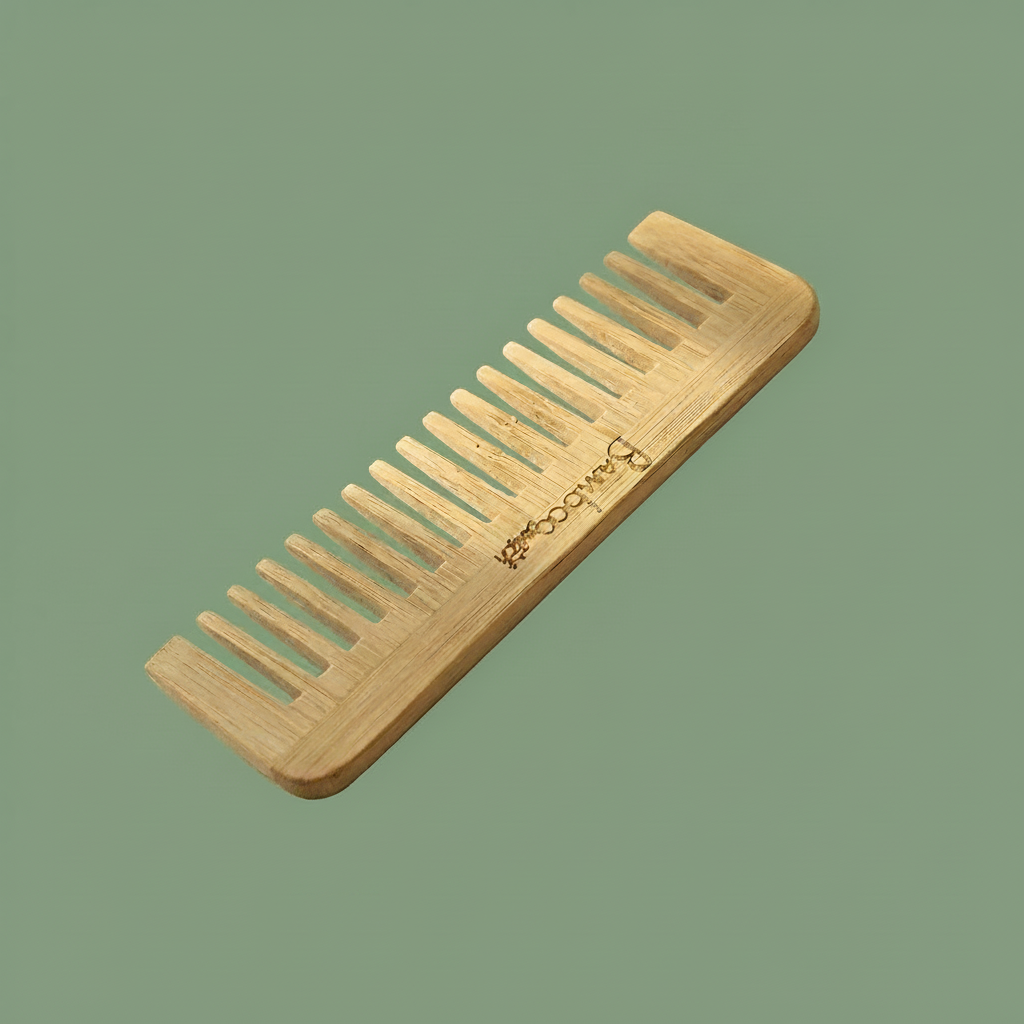 Bamboo Wide Tooth Comb | Compact - Bamboo Switch