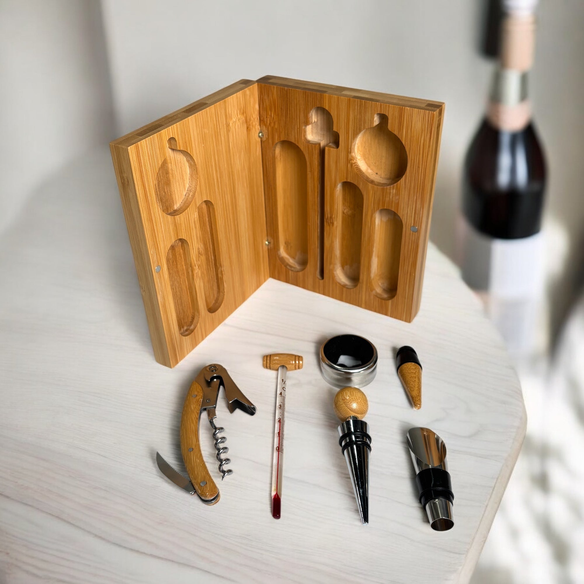 Bamboo Wine Opener Set - Bamboo Switch