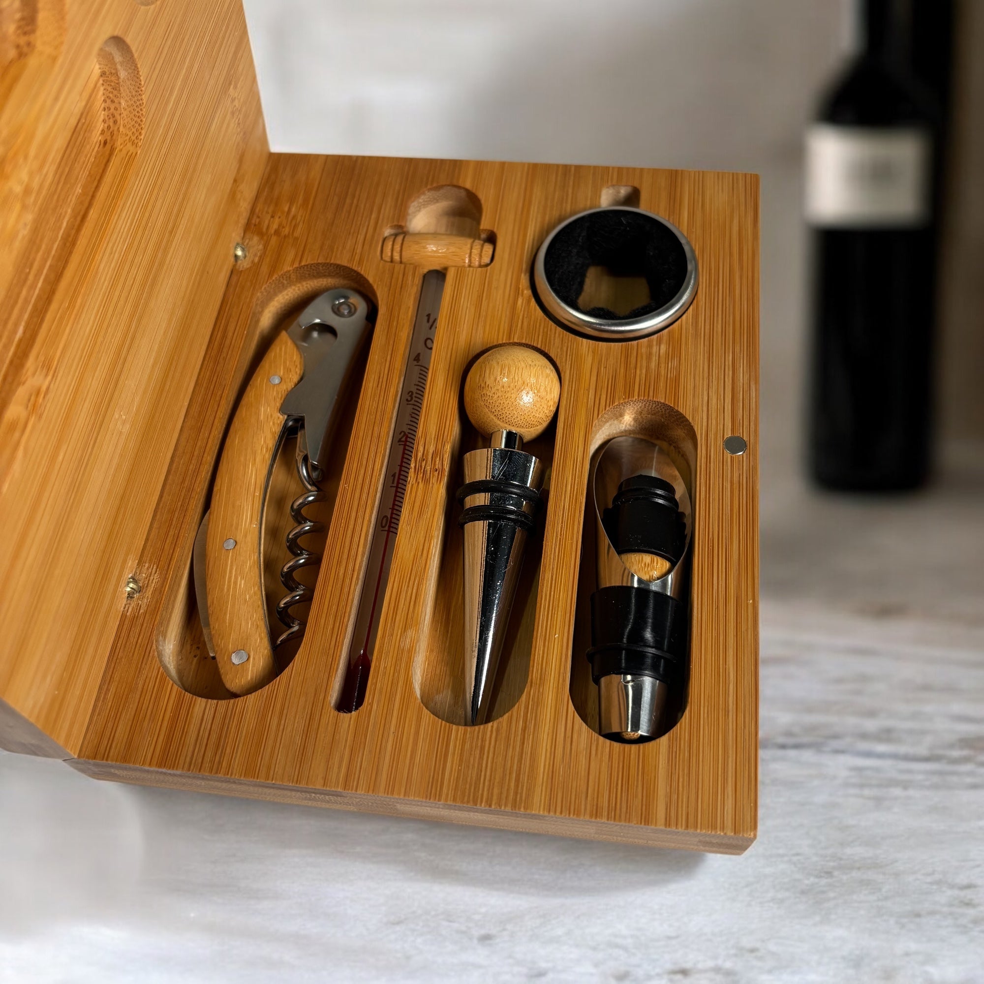Bamboo Wine Opener Set - Bamboo Switch