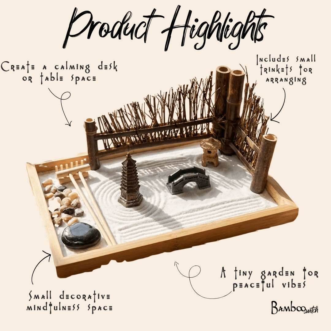 Bamboo Zen Garden Set - Bamboo Switch