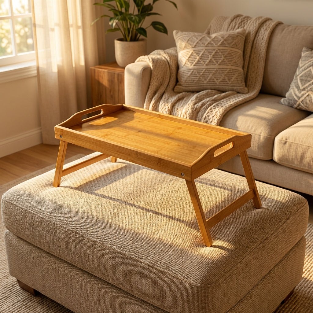 Collapsible Bamboo Bed Tray - Bamboo Switch