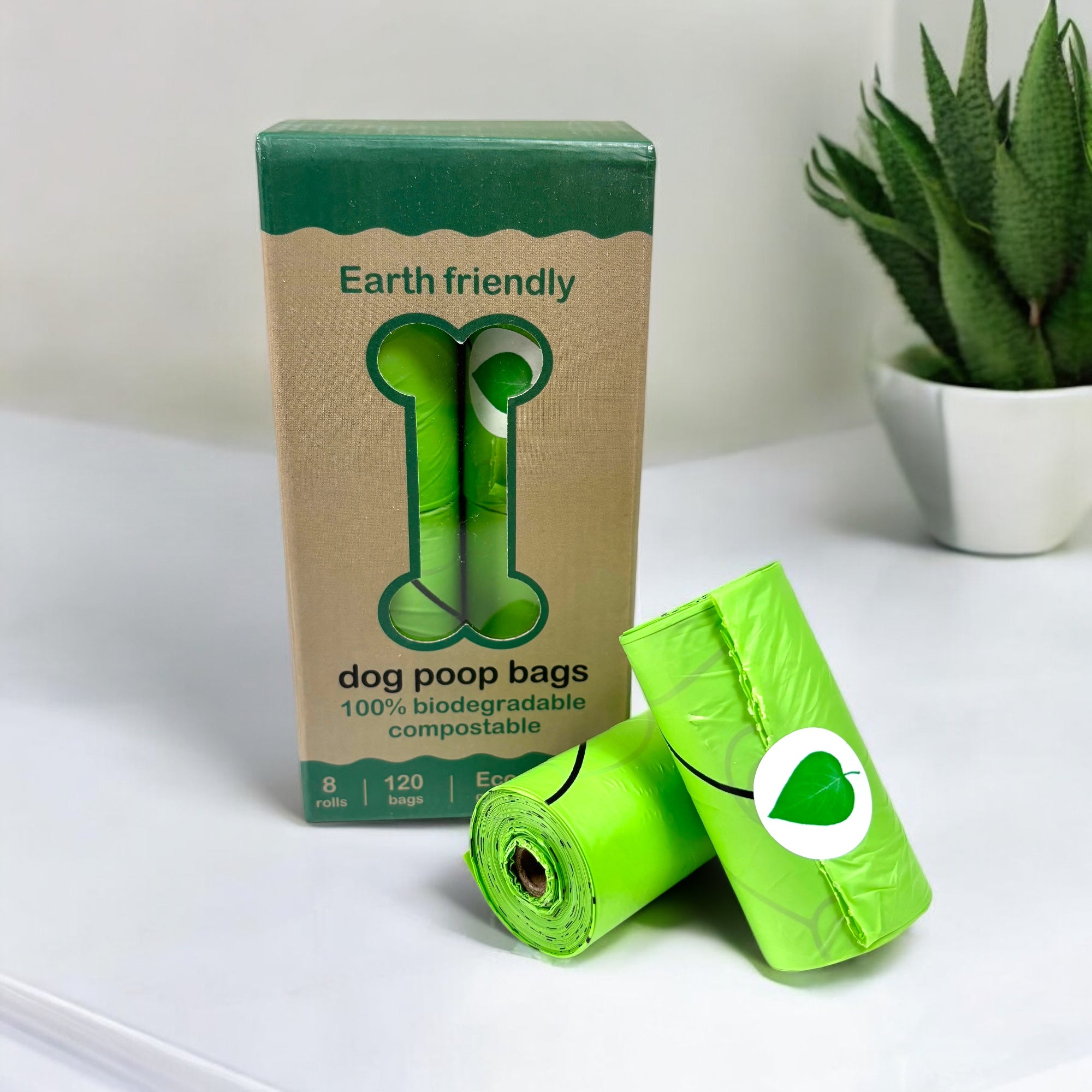 Compostable Dog Poop Bags 120 Ct - Bamboo Switch