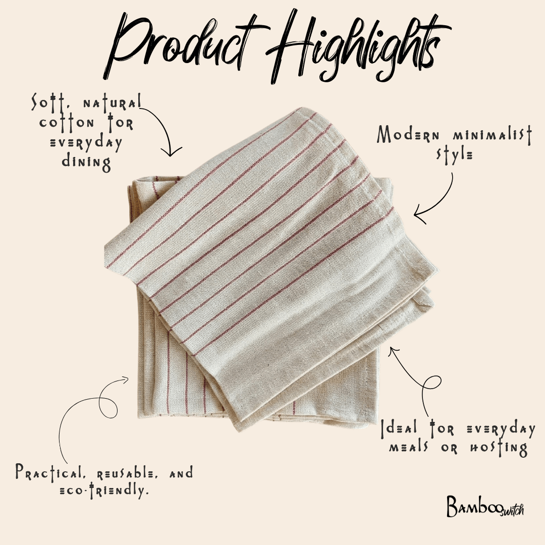 Cotton Napkin - Bamboo Switch