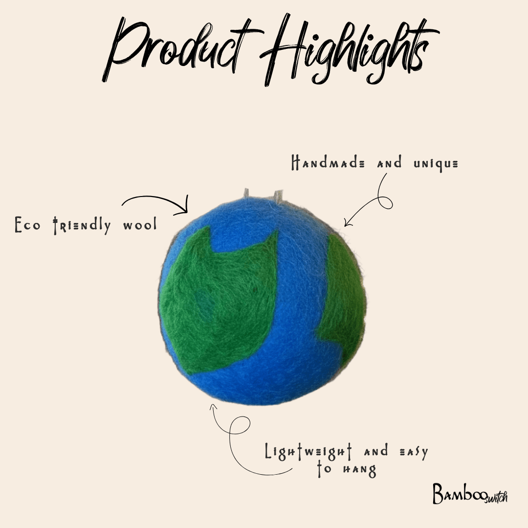 Earth Ornament Ball - Bamboo Switch