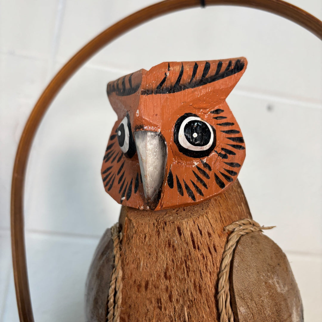 Bamboo Wind Chime - Coconut Owl - Bamboo Switch