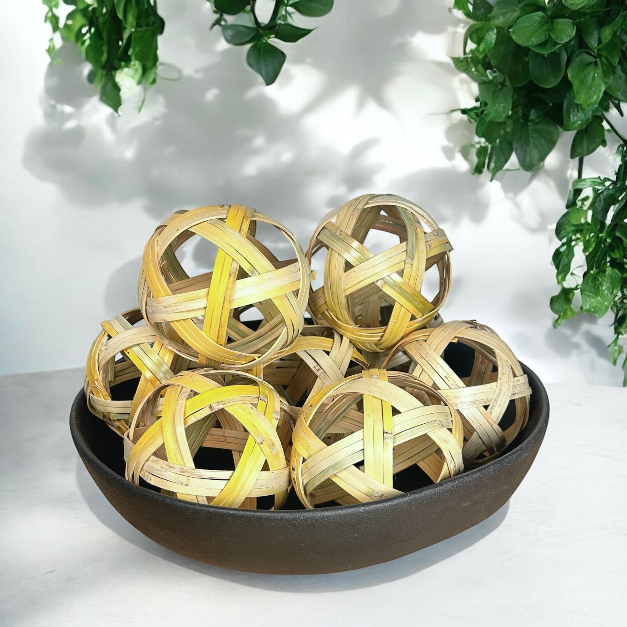 Handwoven Bamboo Decorative Ball - Bamboo Switch