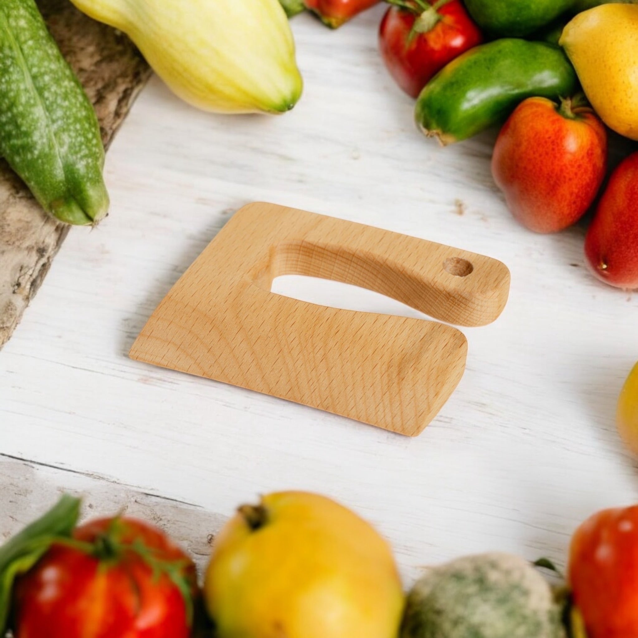 Kids Wooden Practice Knife - Bamboo Switch