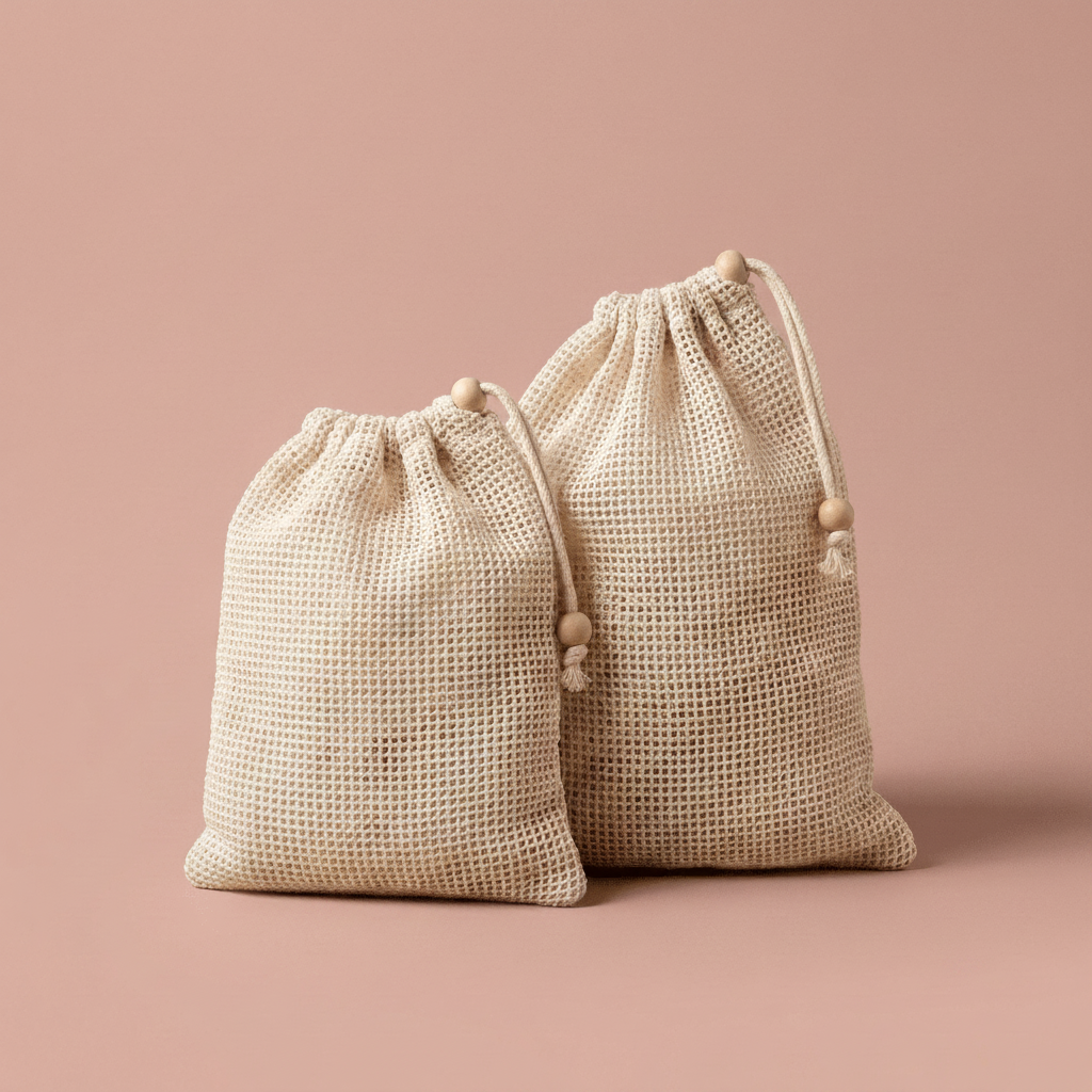 Organic Cotton Delicate Bags | Set of 2 - Bamboo Switch