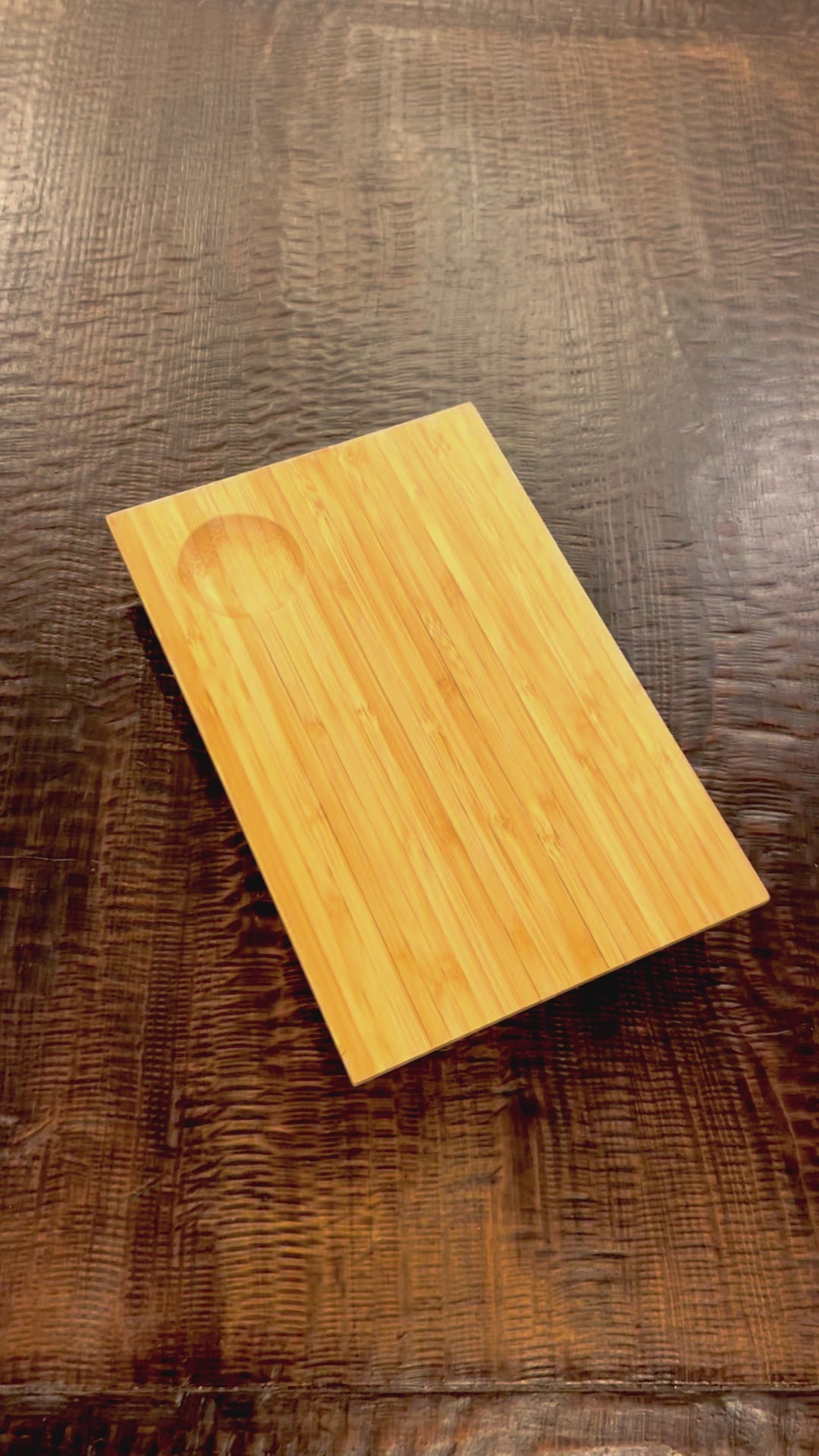Bamboo Sushi Serving Plate & Chopsticks