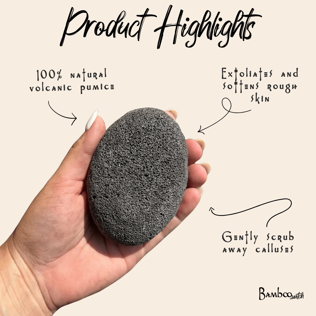 Pumice Stone - Bamboo Switch