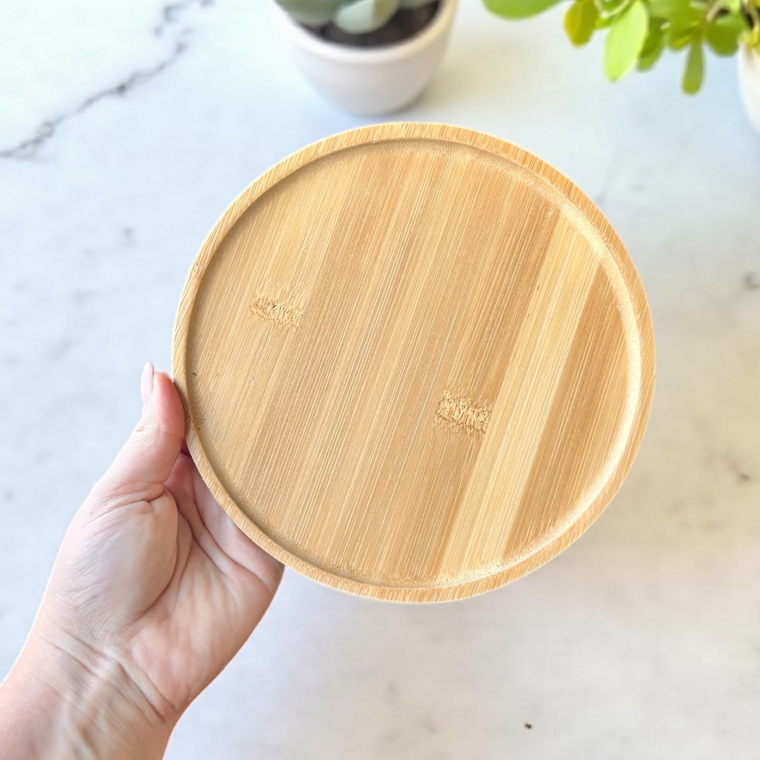 Round Bamboo Serving Plate - Bamboo Switch