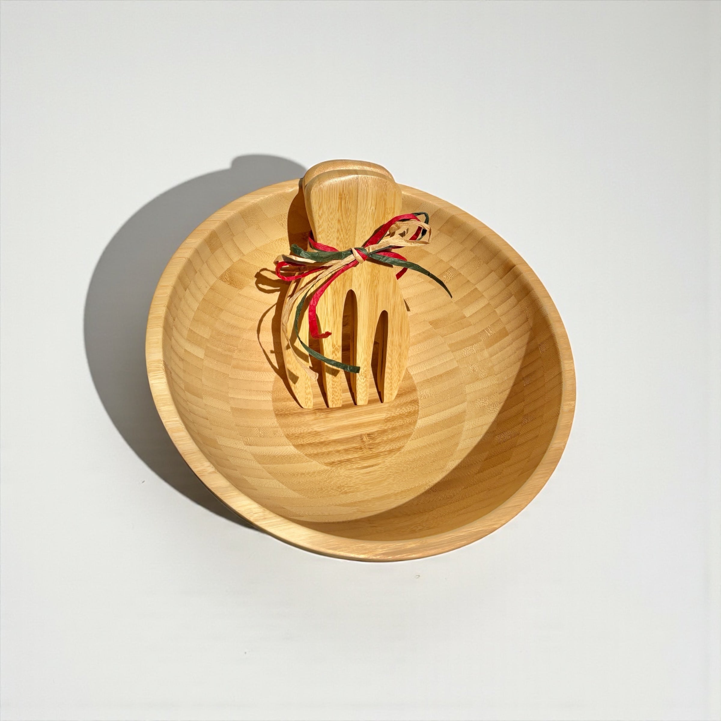 Salad Bowl & Salad Hands Gift Set - Bamboo Switch