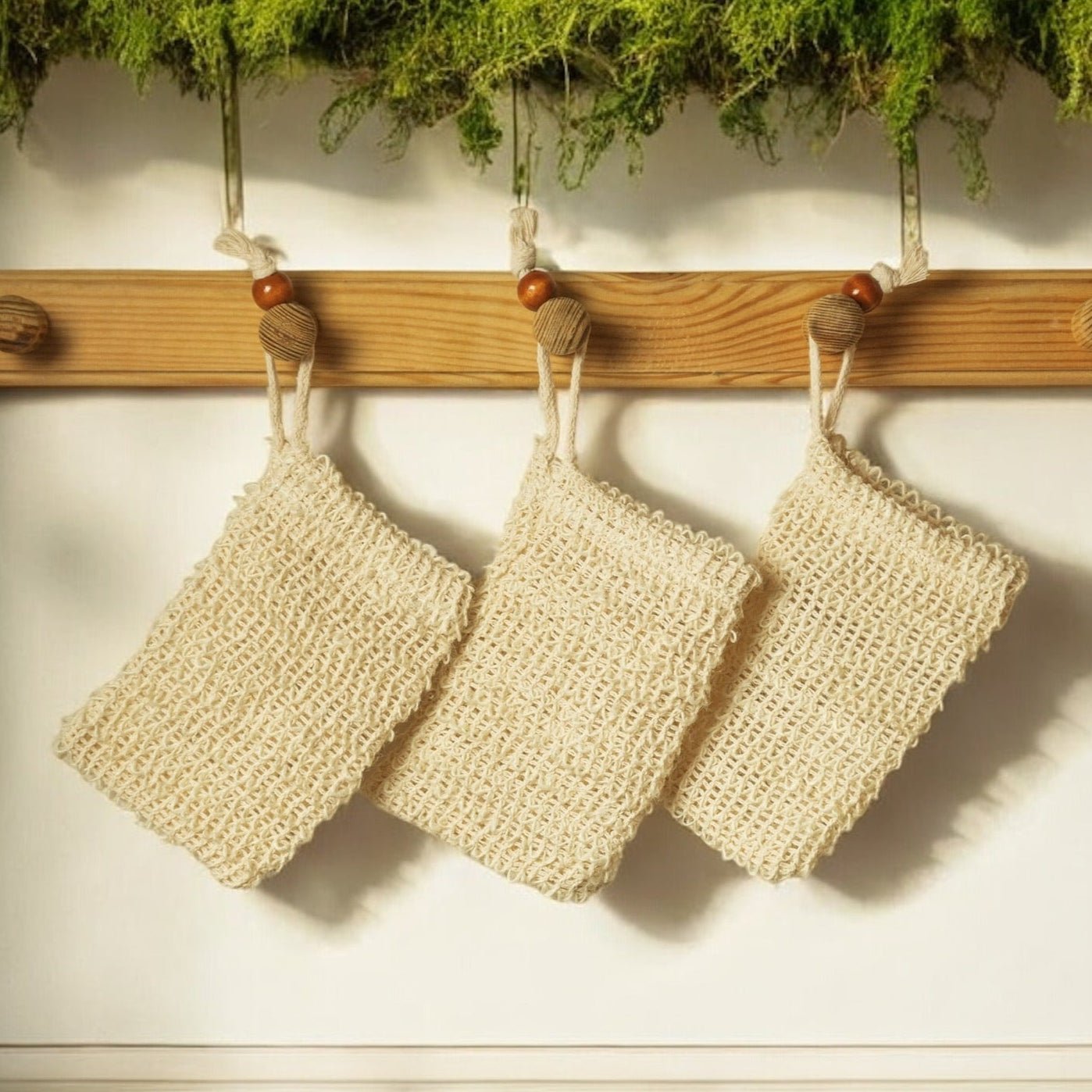 Sisal Soap Saver Bag - Bamboo Switch
