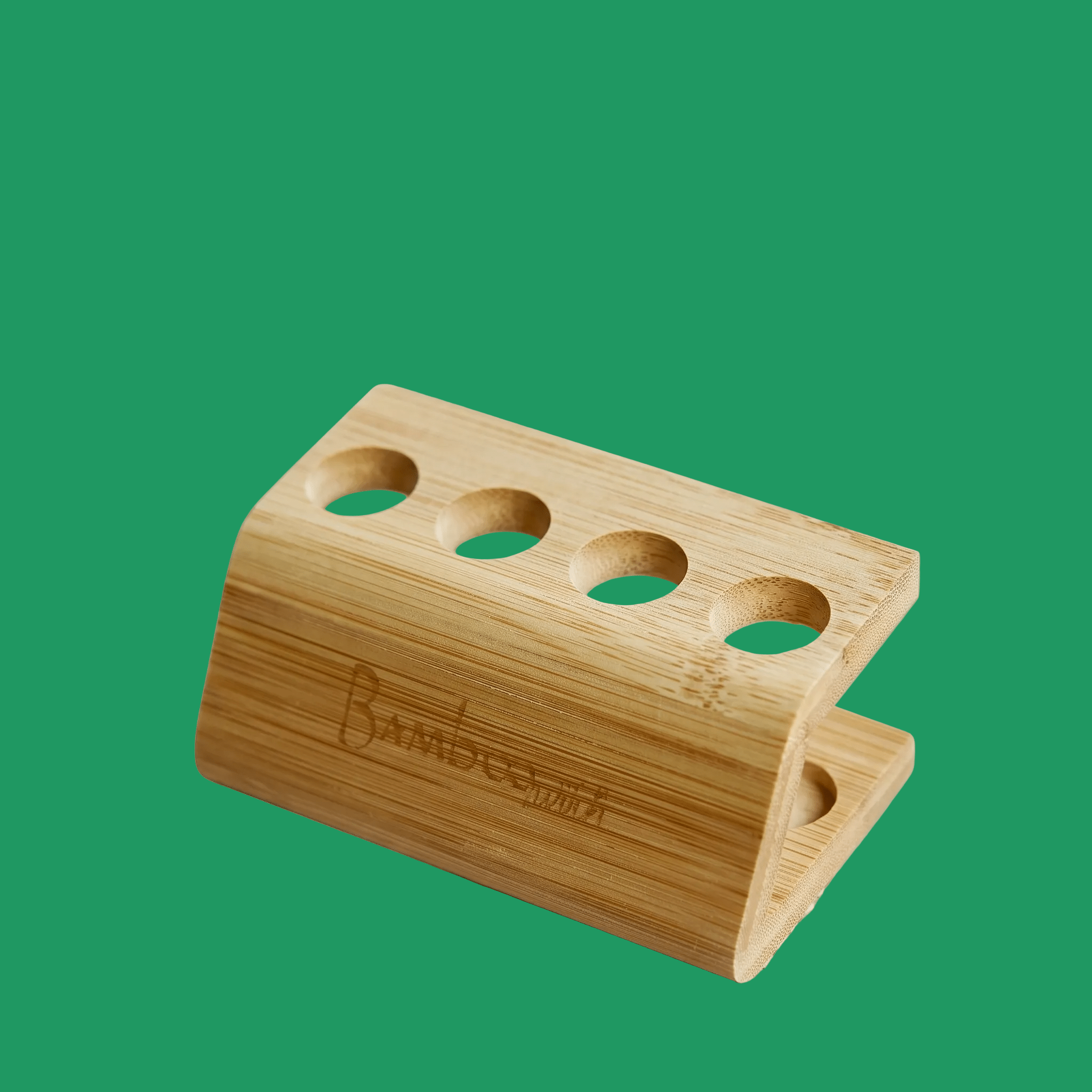 Toothbrush Holder with 4 Slots - Bamboo Switch
